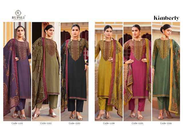 Rupali Fashion Kimberly Musline Dress Material Wholesale Price (6 pcs Catalogue)