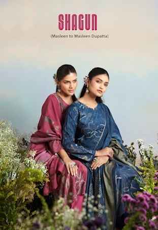 Rupali Fashion Shagun Viscouse Musline Dress Material ( 6 pcs Catalogue )