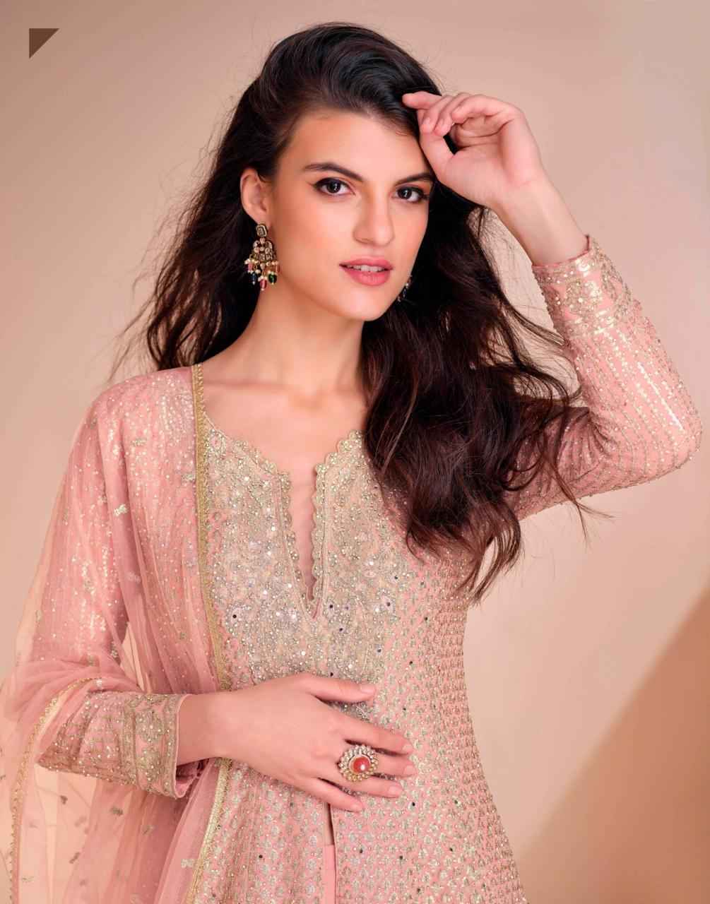 Sayuri Designer Aayna Nx Readumade Georgette Dress Wholesale Price ( 2 Pcs Catalog )