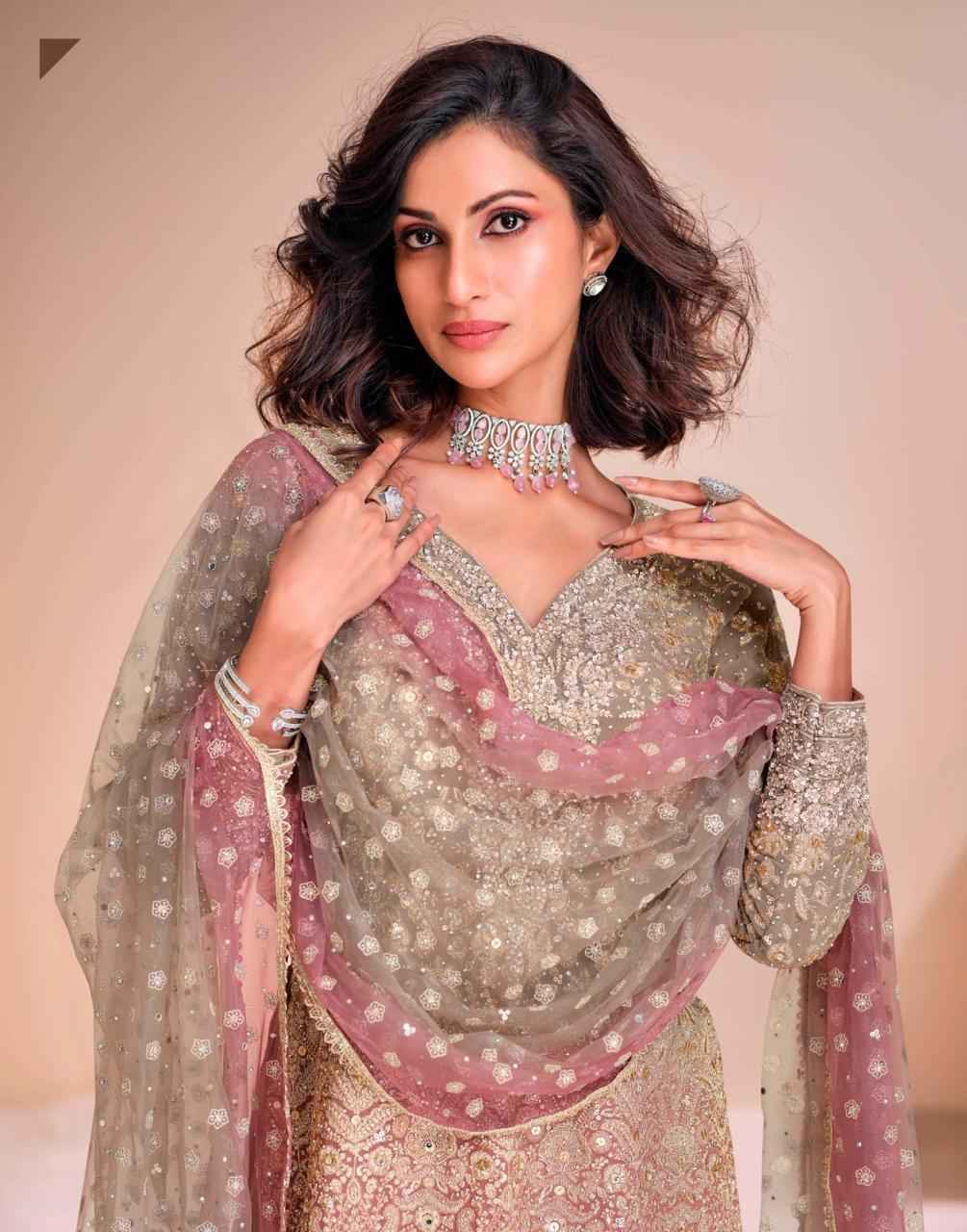 Sayuri Designer Aayna Nx Readumade Georgette Dress Wholesale Price ( 2 Pcs Catalog )