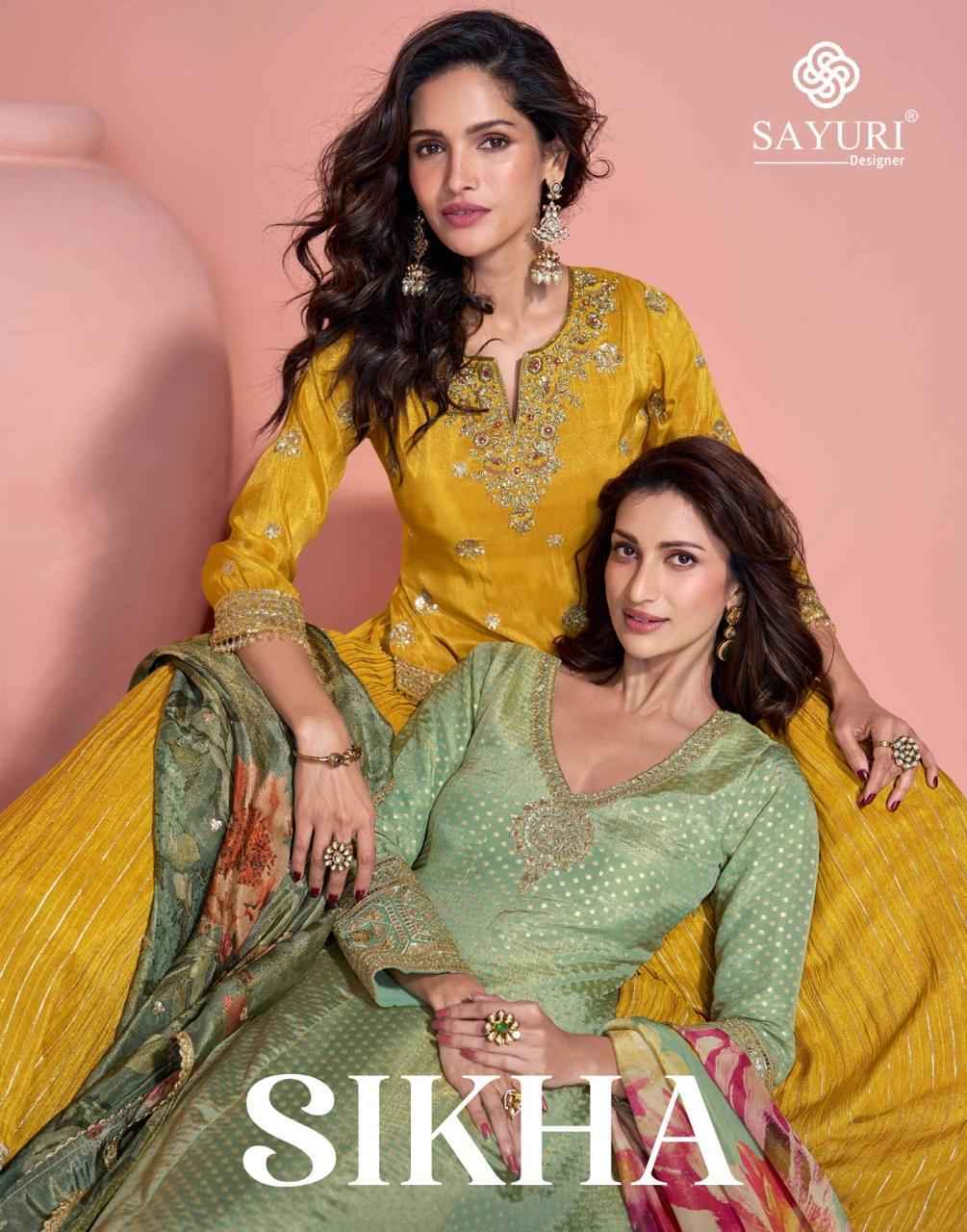 Sayuri Designer Sikha Readymade Viscouse Organza Silk Dress Wholesale Price ( 3 Pcs Catalog )