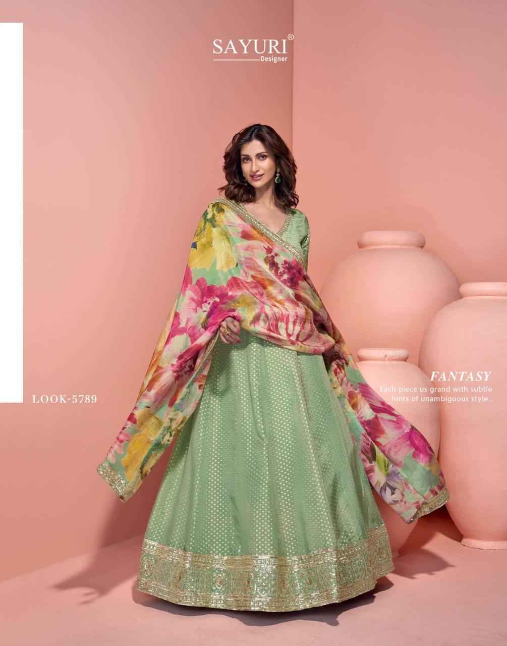 Sayuri Designer Sikha Readymade Viscouse Organza Silk Dress Wholesale Price ( 3 Pcs Catalog )