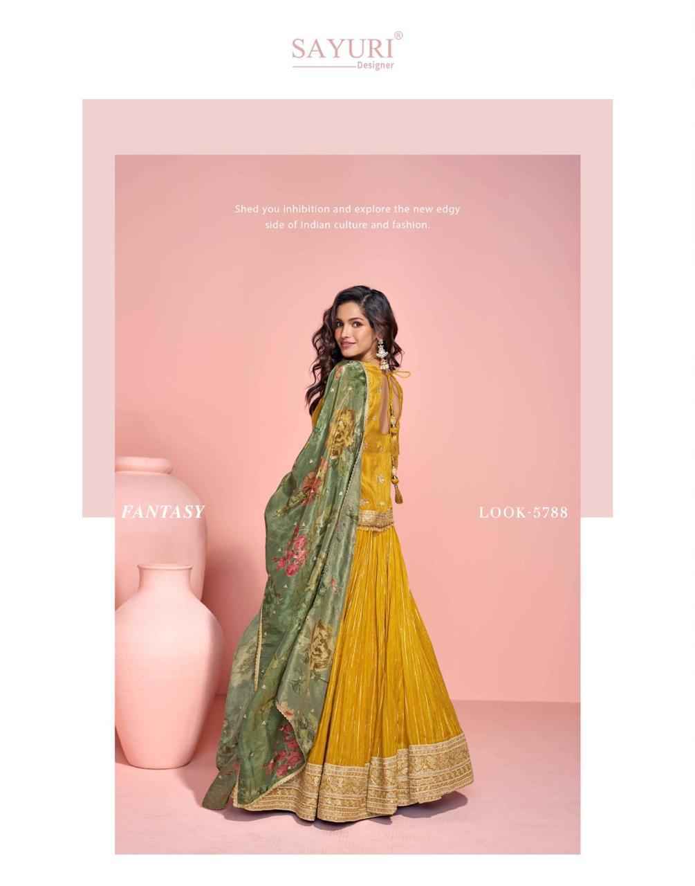 Sayuri Designer Sikha Readymade Viscouse Organza Silk Dress Wholesale Price ( 3 Pcs Catalog )