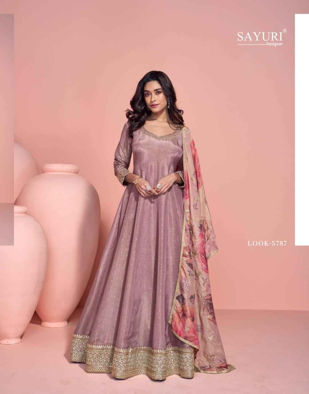 Sayuri Designer Sikha Readymade Viscouse Organza Silk Dress Wholesale Price ( 3 Pcs Catalog )