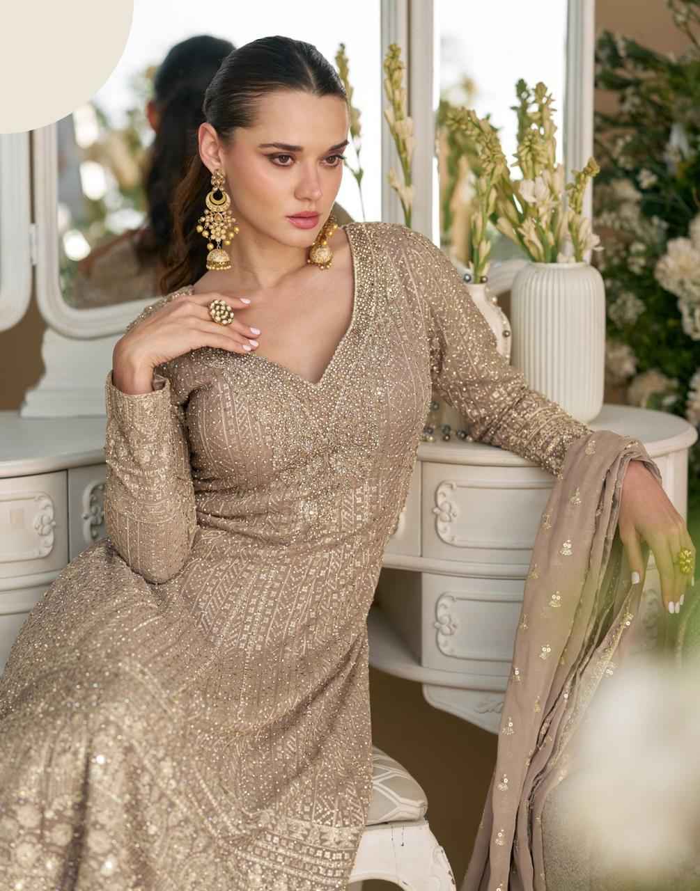Sayuri Designer Virasat Readymade Georgette Dress Wholesale Price ( 3 Pcs Catalog )