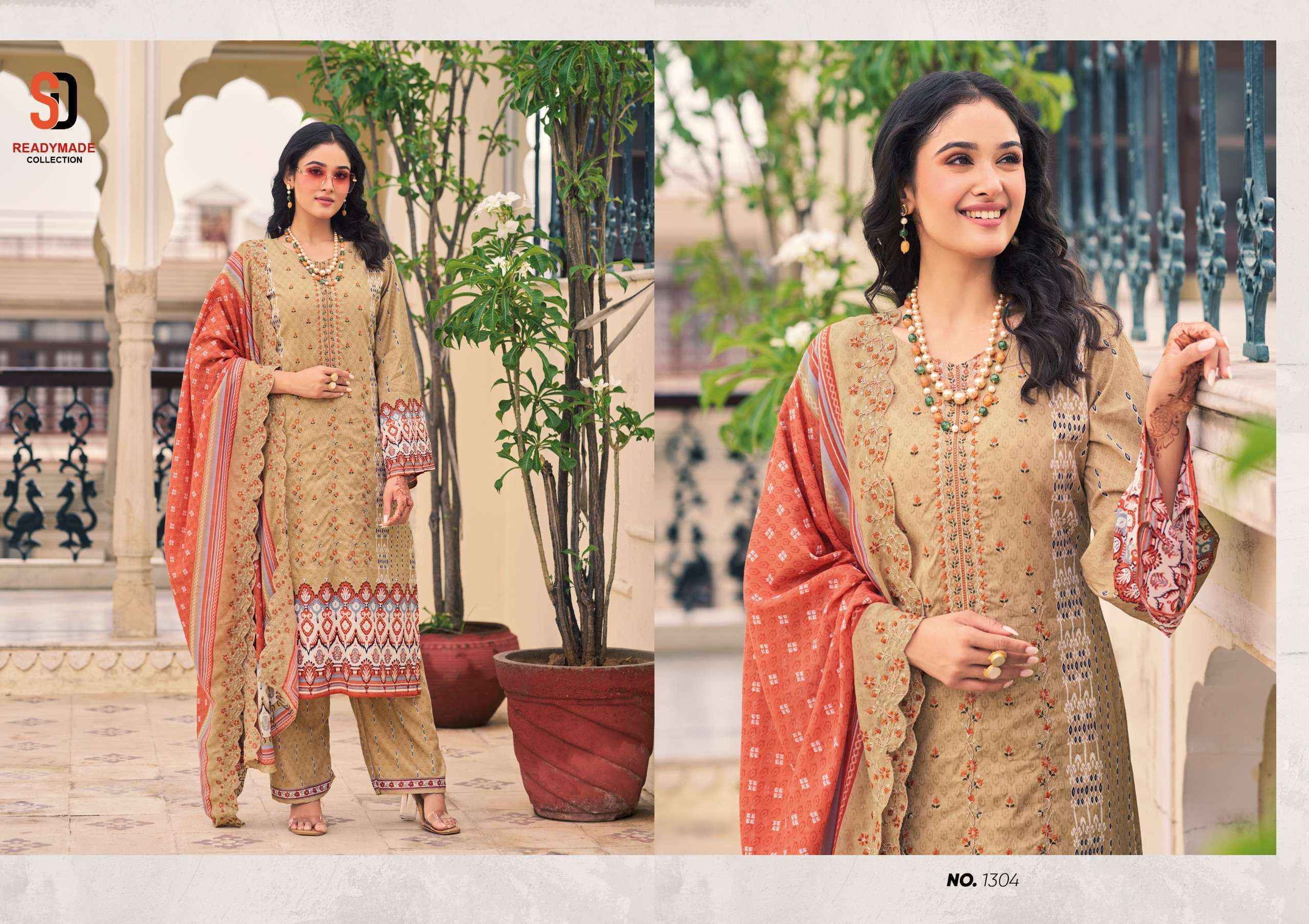 Shraddha Designer Bin Saeed Vol 13 Cotton  Readymade Pakistani suits ( 8 pcs Catalogue )