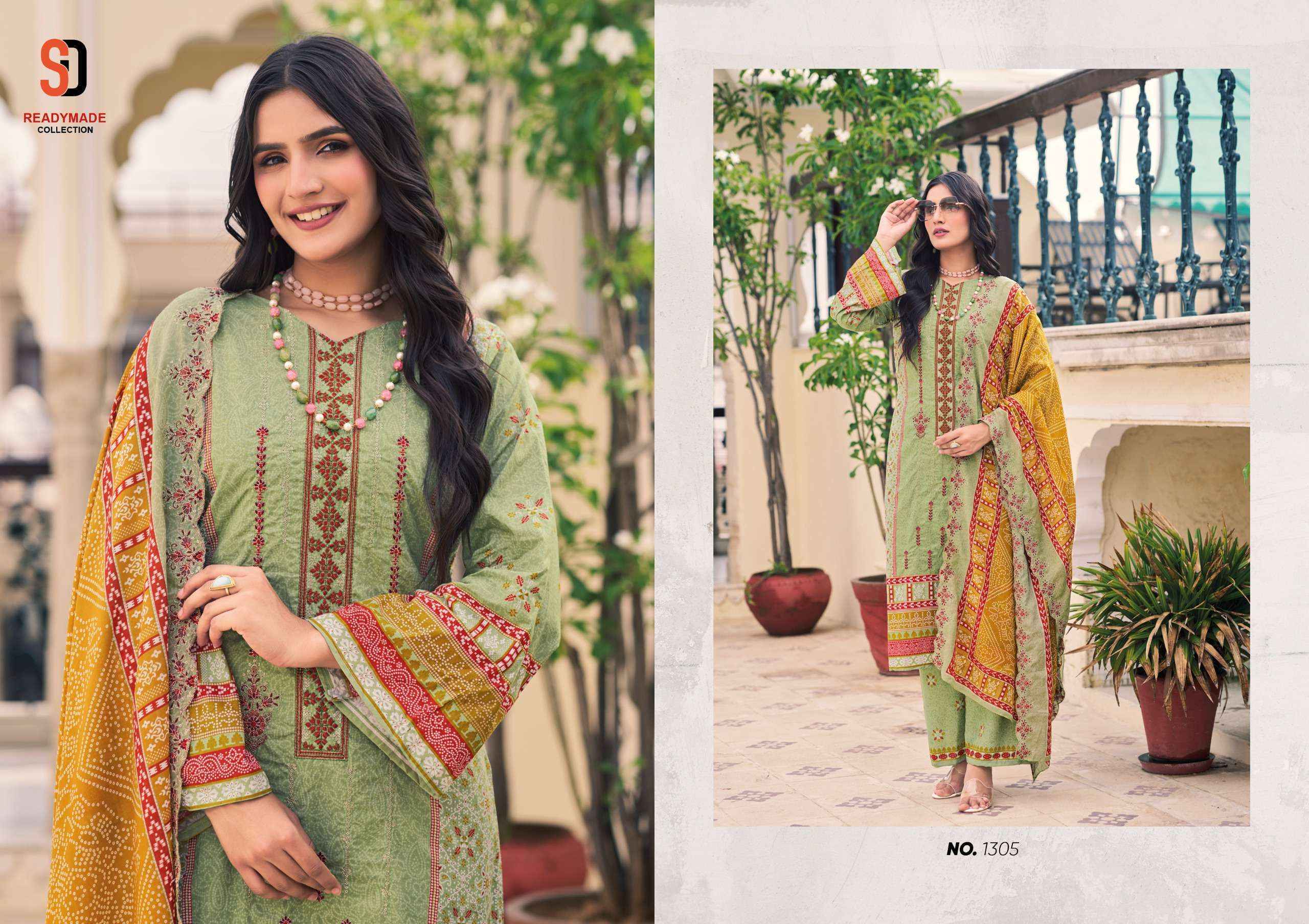 Shraddha Designer Bin Saeed Vol 13 Cotton  Readymade Pakistani suits ( 8 pcs Catalogue )
