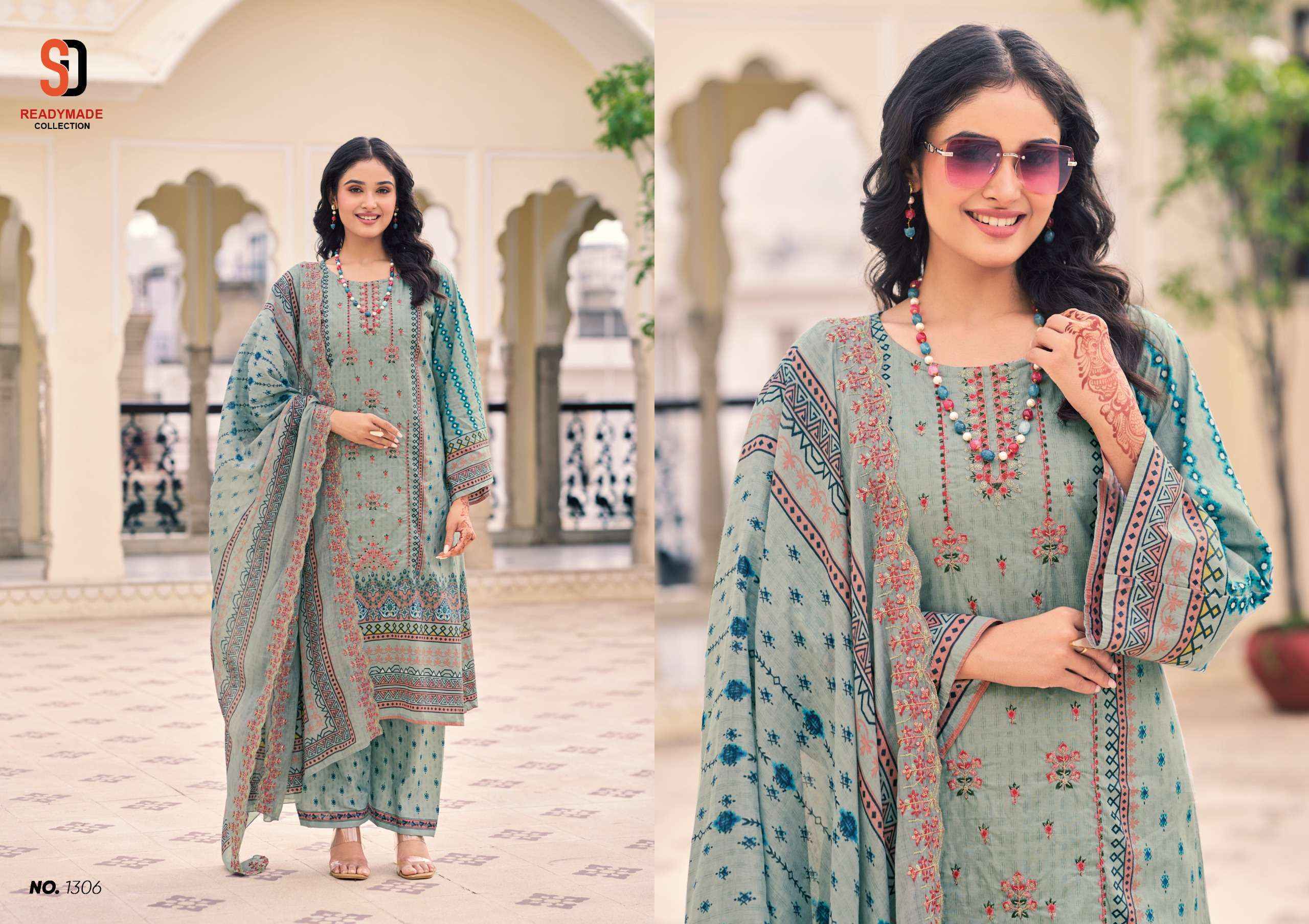 Shraddha Designer Bin Saeed Vol 13 Cotton  Readymade Pakistani suits ( 8 pcs Catalogue )