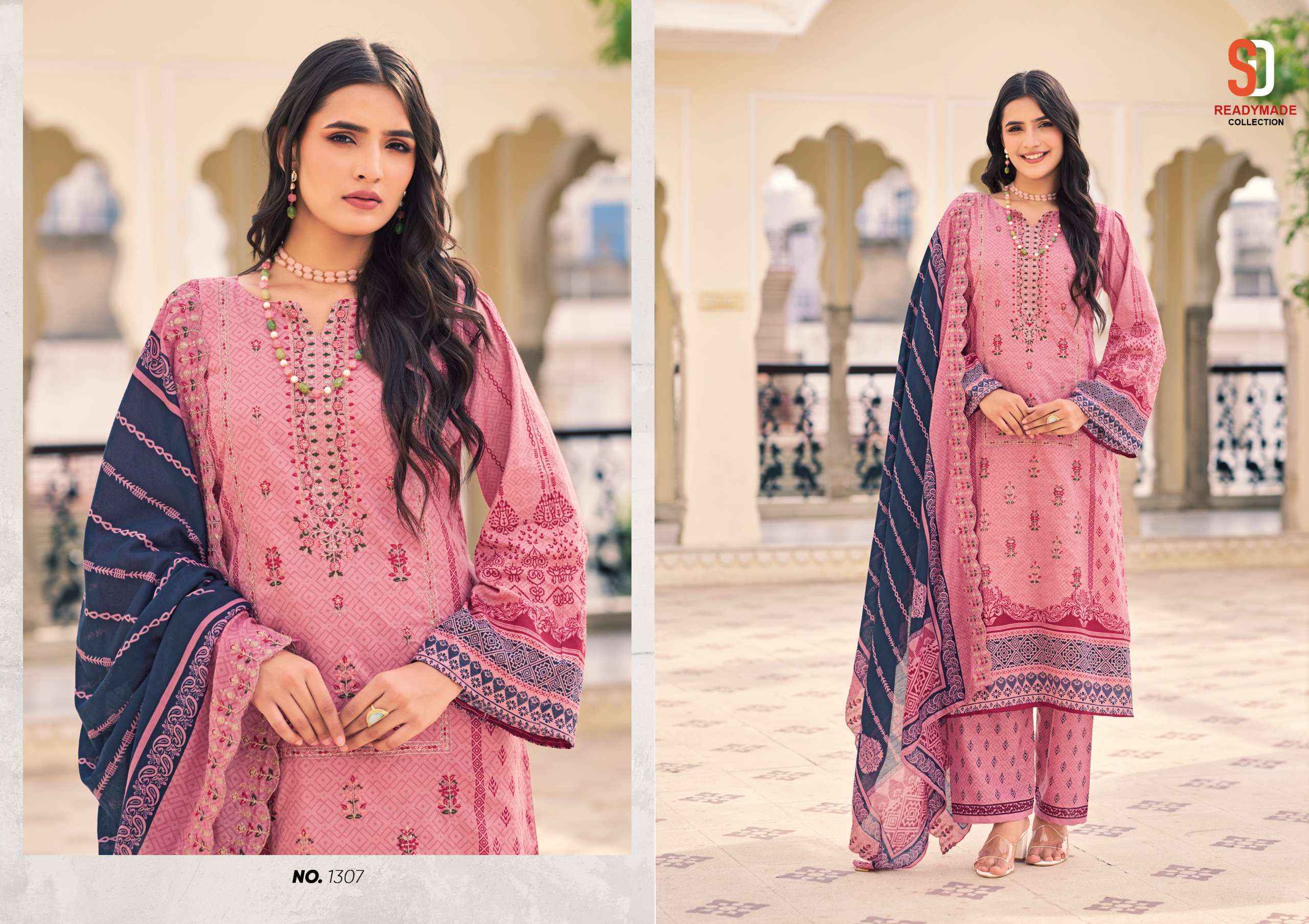 Shraddha Designer Bin Saeed Vol 13 Cotton  Readymade Pakistani suits ( 8 pcs Catalogue )