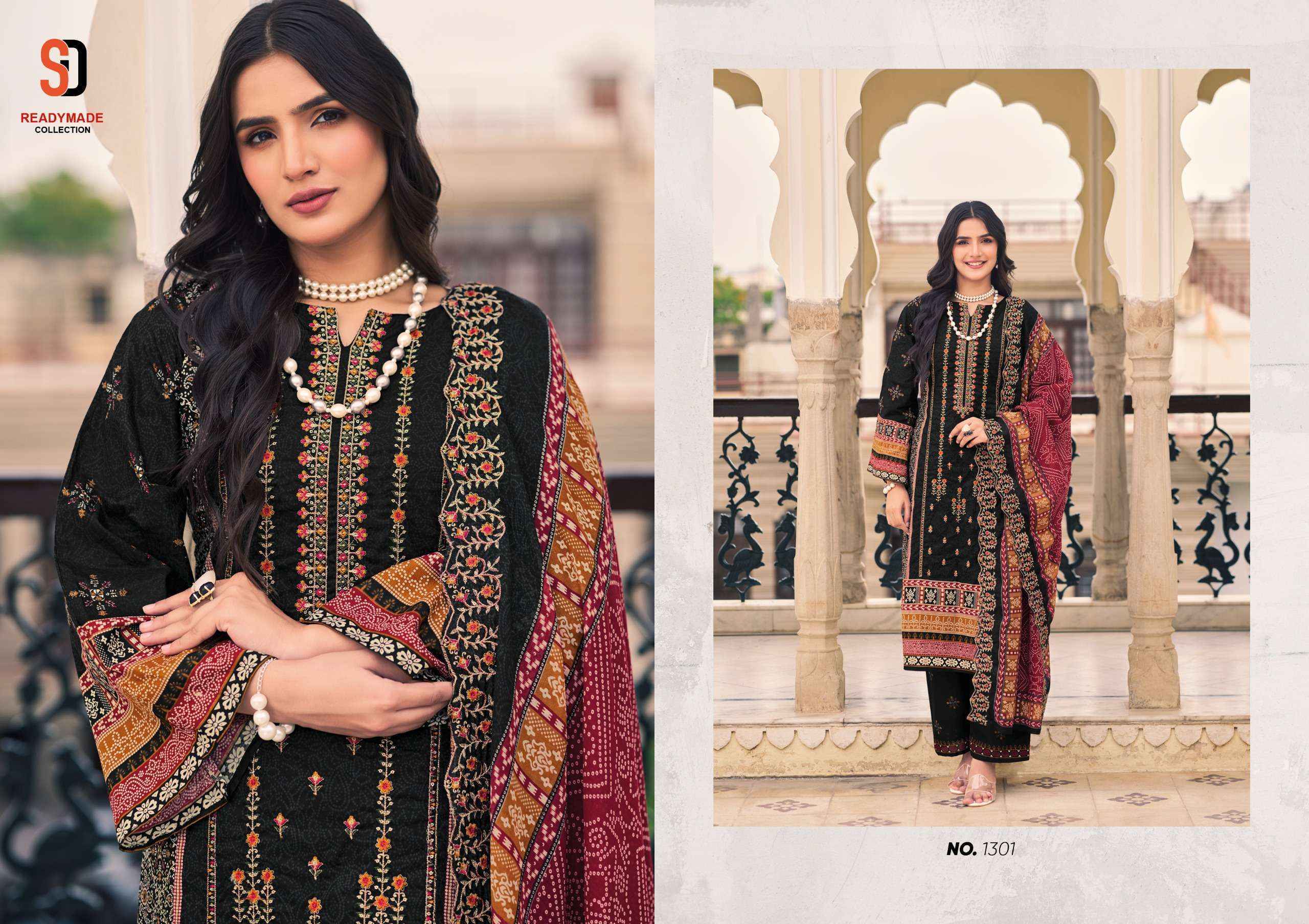 Shraddha Designer Bin Saeed Vol 13 Cotton  Readymade Pakistani suits ( 8 pcs Catalogue )