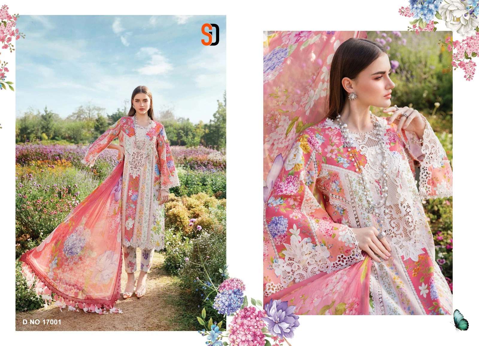 Shraddha Designer M Print Vol 17 Cotton Pakistani Dress Material ( 4 Pcs Catalogue )