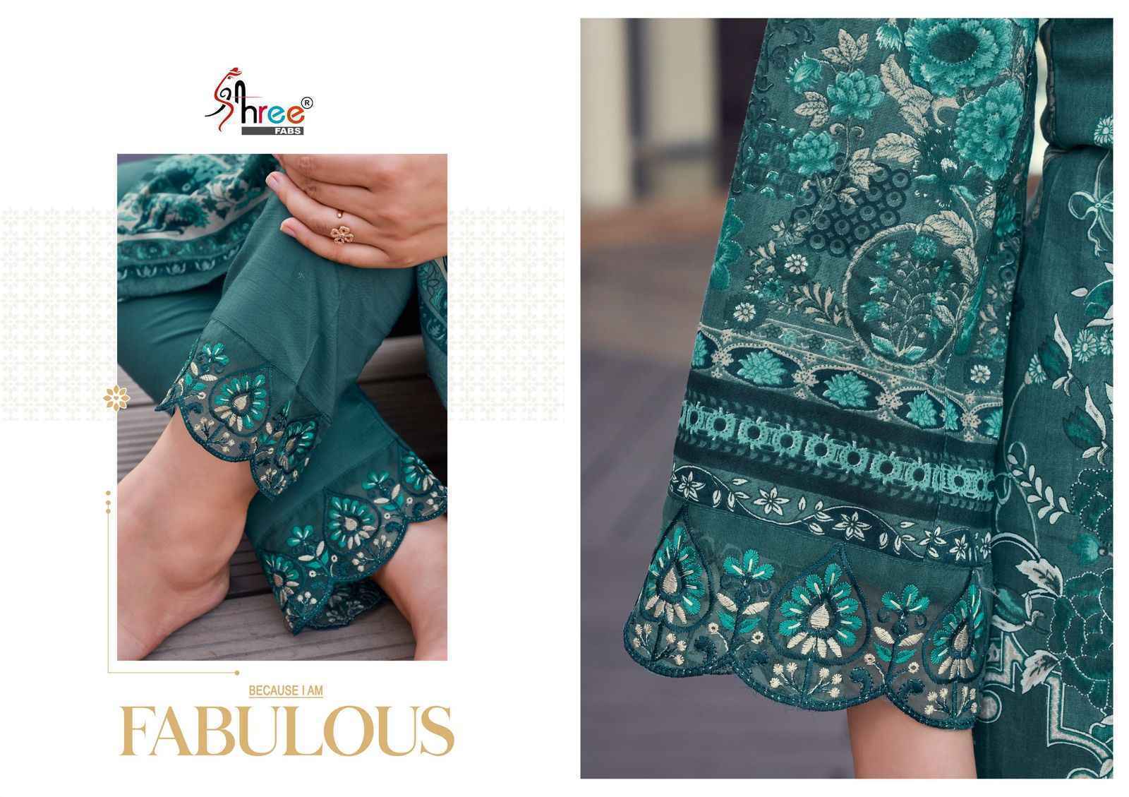 Shree Fabs Khadiza Cotton Pakistani Suits Latest Catalog  (8 pcs Catalogue)