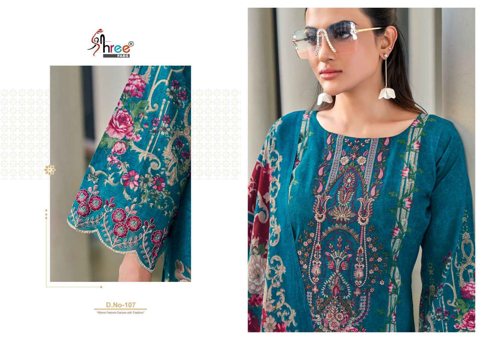 Shree Fabs Khadiza Cotton Pakistani Suits Latest Catalog  (8 pcs Catalogue)