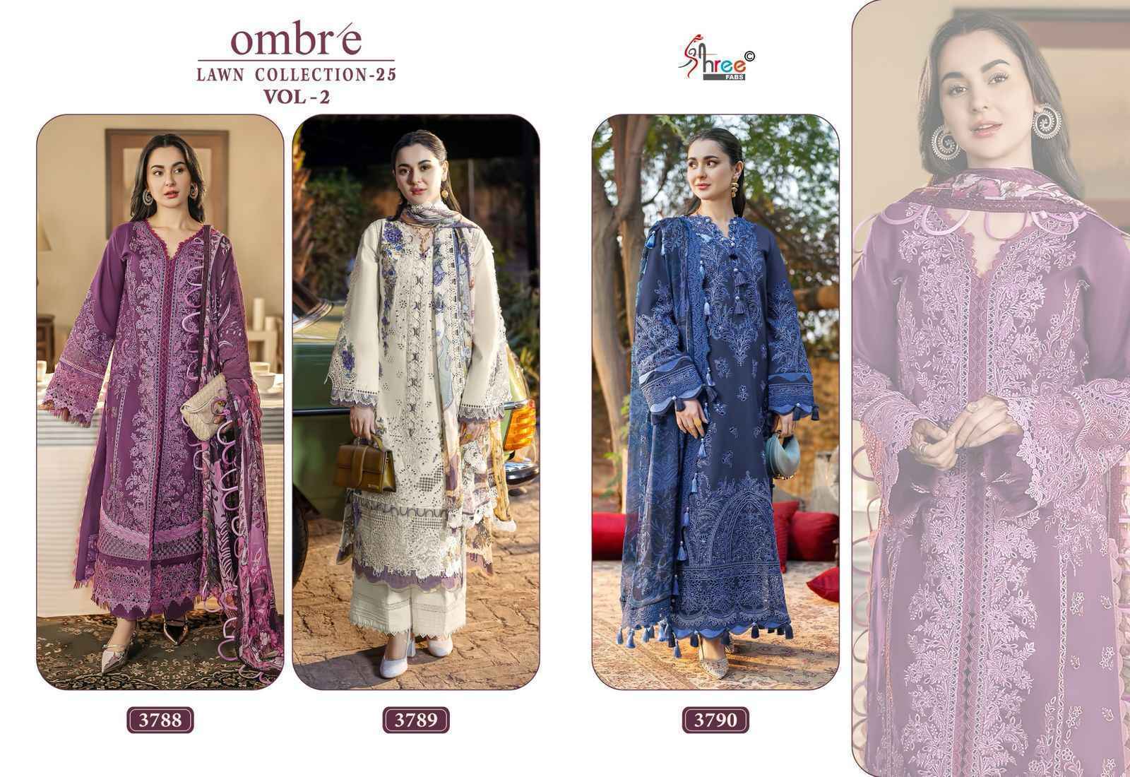 Shree Fabs Ombre 25 Vol-2 Cotton Dress Material (3 pcs Catalogue)