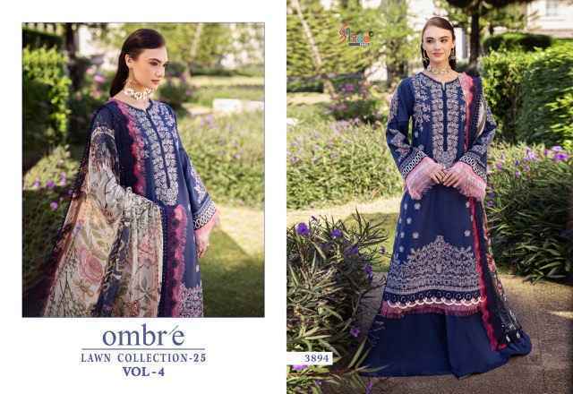 Shree Fabs Ombre 25 Vol 4 Cotton Pakistani Suits - Surat Wholesale Market (7 pcs Catalogue)