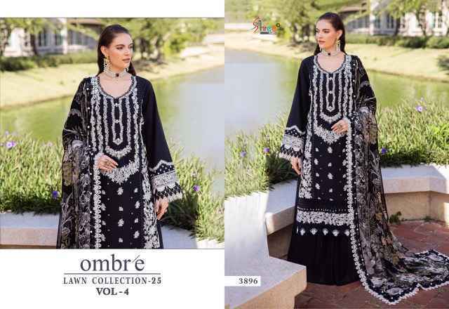 Shree Fabs Ombre 25 Vol 4 Cotton Pakistani Suits - Surat Wholesale Market (7 pcs Catalogue)