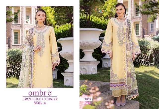 Shree Fabs Ombre 25 Vol 4 Cotton Pakistani Suits - Surat Wholesale Market (7 pcs Catalogue)
