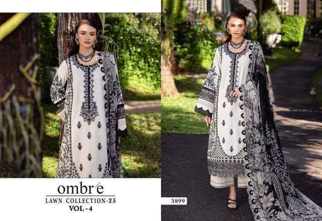 Shree Fabs Ombre 25 Vol 4 Cotton Pakistani Suits - Surat Wholesale Market (7 pcs Catalogue)