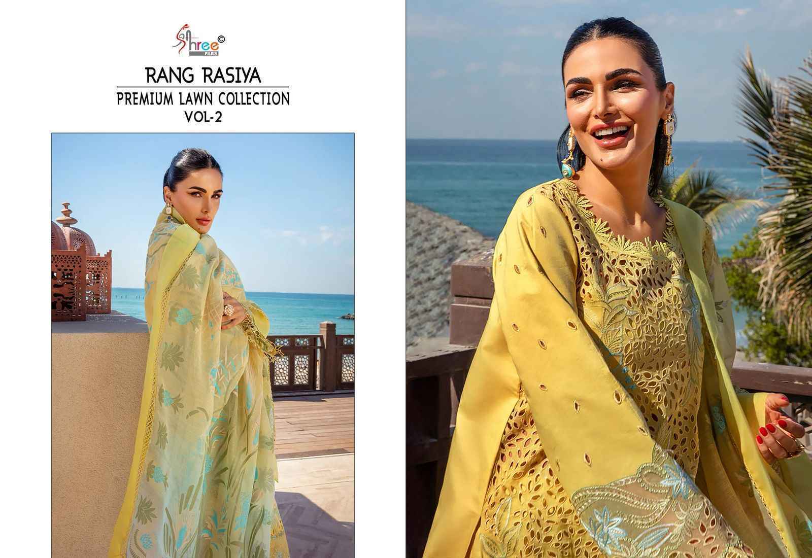 Shree Fabs Rang Rasiya Vol 2 Cotton Pakistani Suits (7 pcs Catalogue)