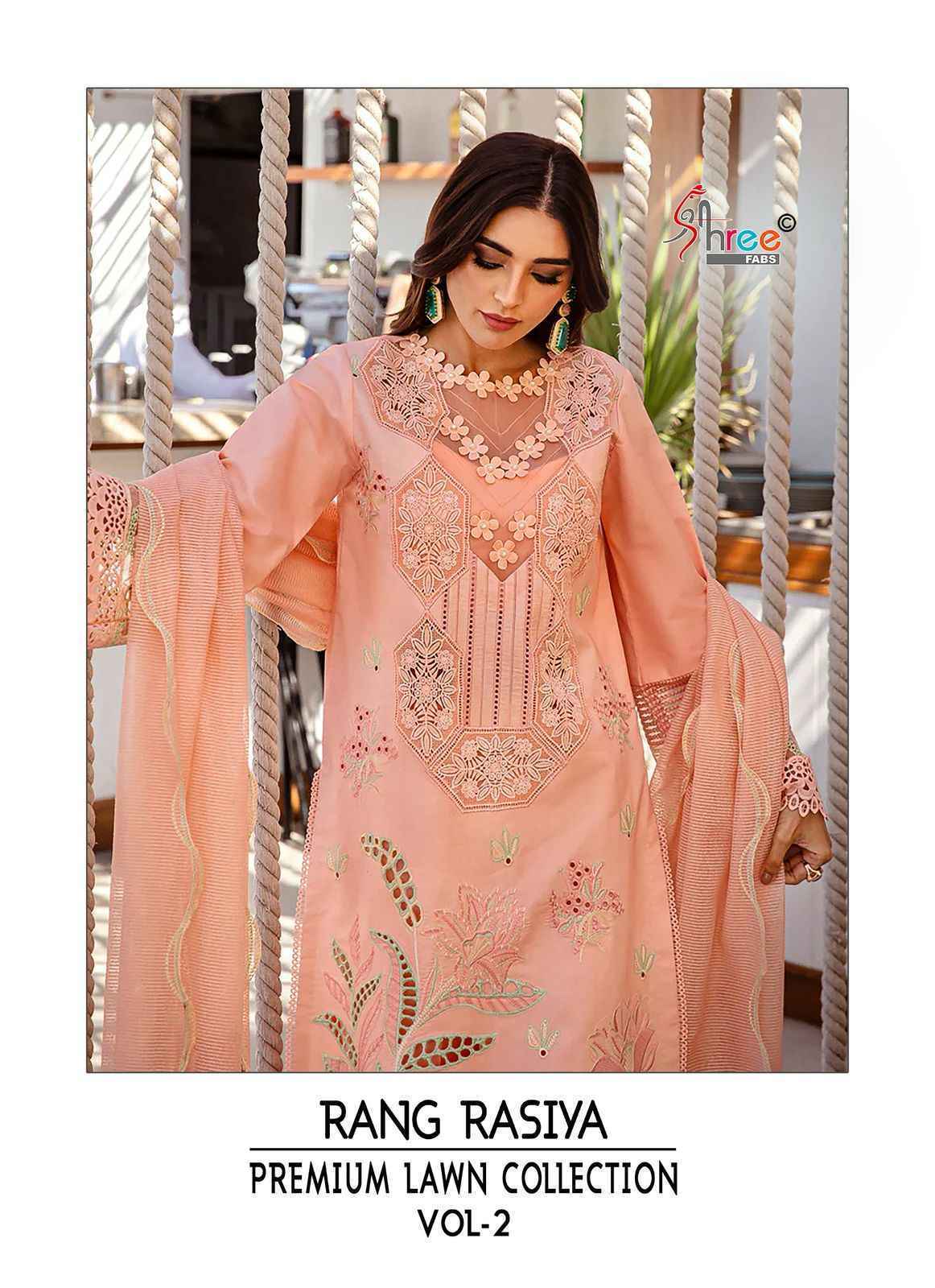 Shree Fabs Rang Rasiya Vol 2 Cotton Pakistani Suits (7 pcs Catalogue)