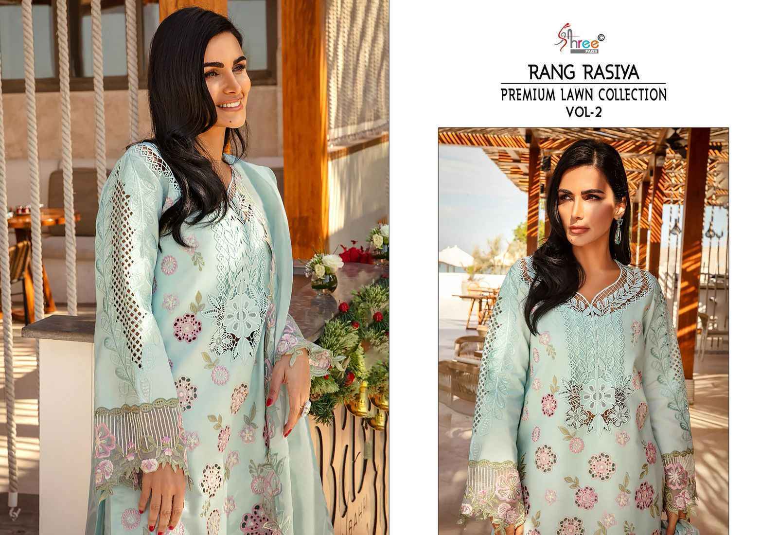Shree Fabs Rang Rasiya Vol 2 Cotton Pakistani Suits (7 pcs Catalogue)