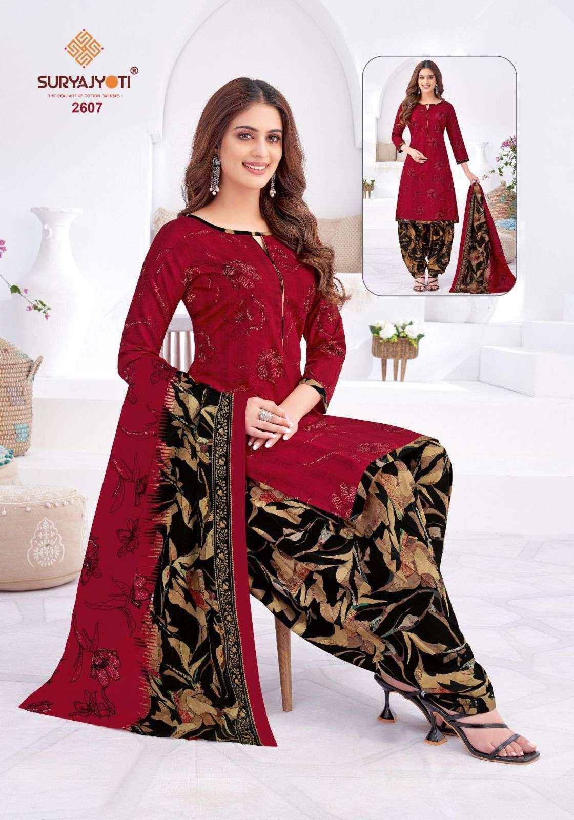 Suryajyoti Patiala Kudi Vol 26 Cotton Suits - Wholesale Market In Surat ( 10 pcs Catalogue )