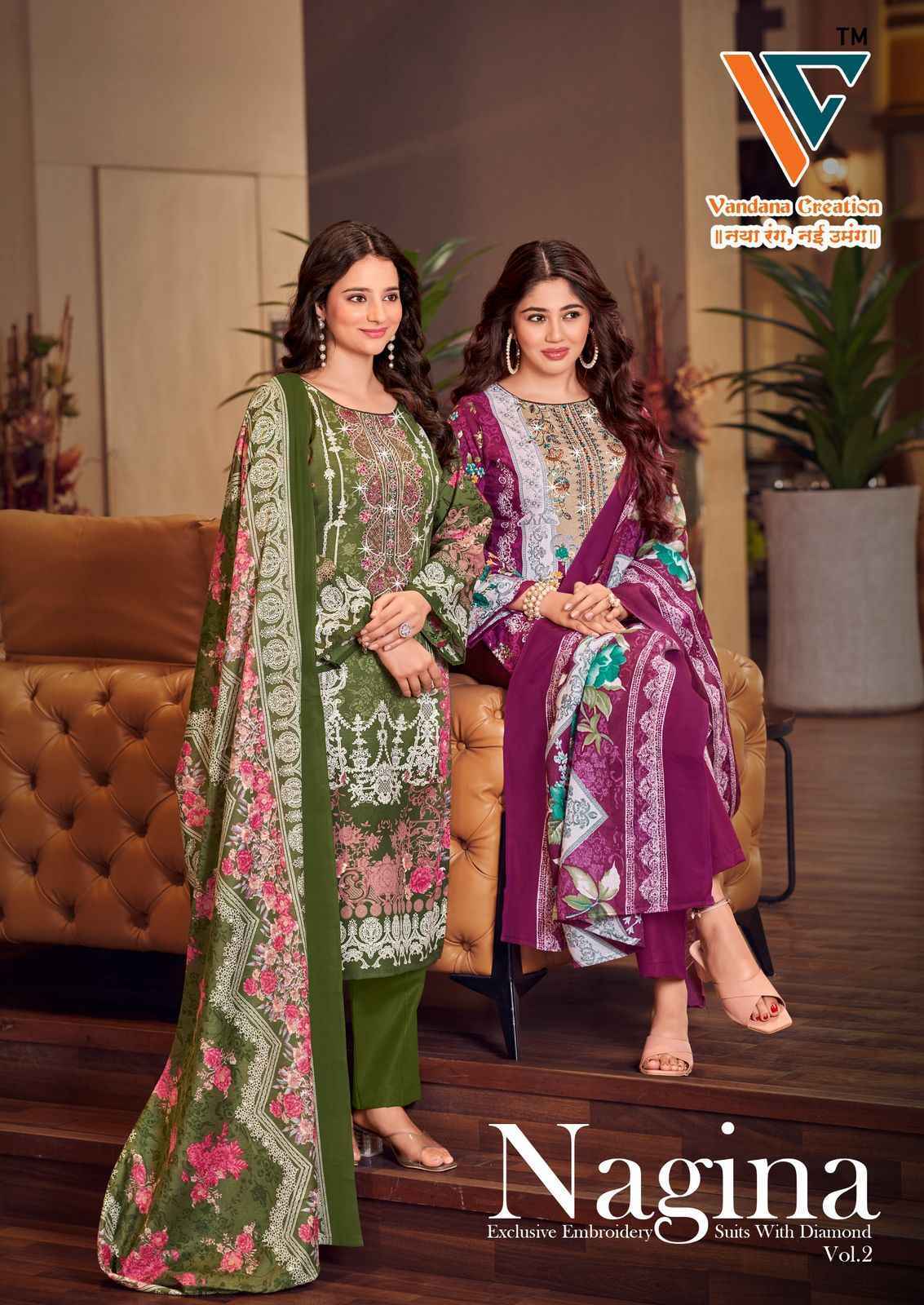 Vandana Creation Nagina Vol 2 Suits - Surat Wholesale Market ( 8 pcs Catalogue )