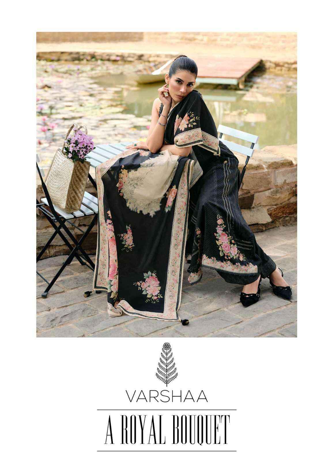 Varsha A Royal Bouquet Digital Style Cotton Premium Designs Suit Wholesale Price ( 6 Pcs Catalog )