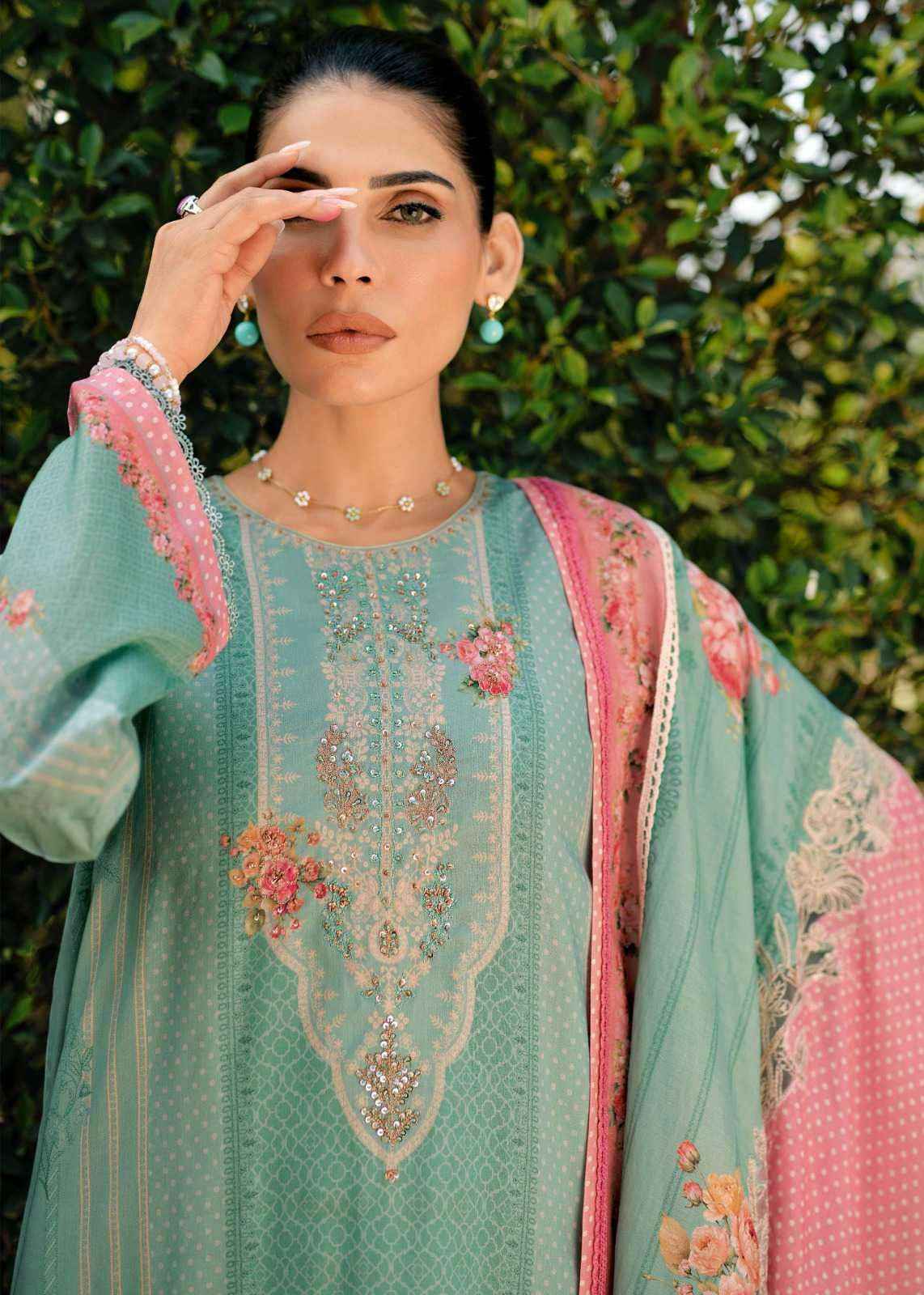 Varsha A Royal Bouquet Digital Style Cotton Premium Designs Suit Wholesale Price ( 6 Pcs Catalog )