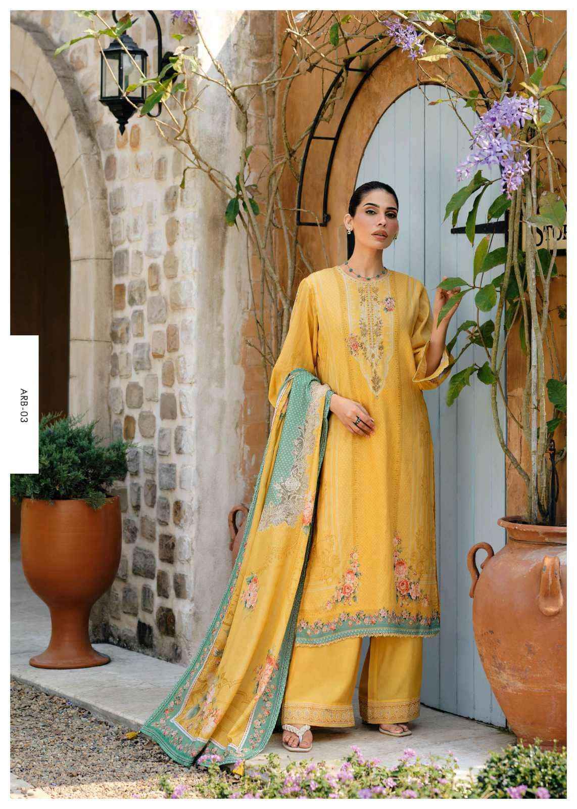 Varsha A Royal Bouquet Digital Style Cotton Premium Designs Suit Wholesale Price ( 6 Pcs Catalog )