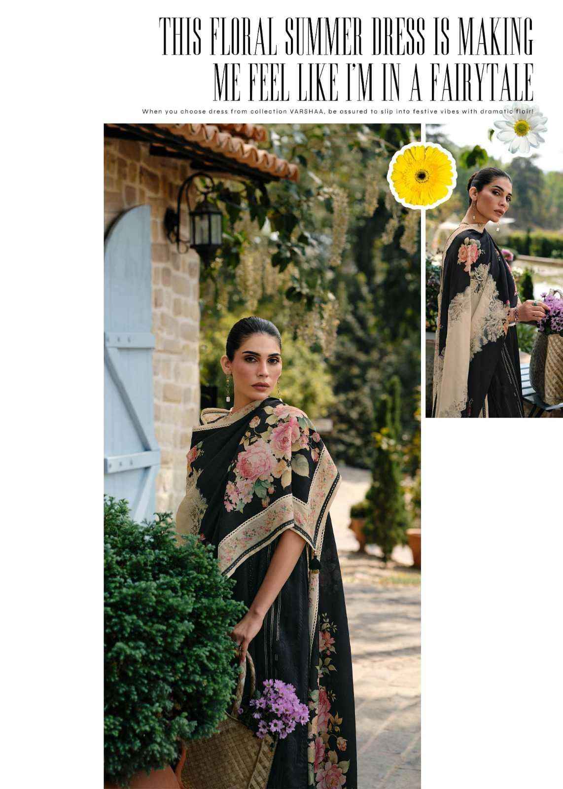 Varsha A Royal Bouquet Digital Style Cotton Premium Designs Suit Wholesale Price ( 6 Pcs Catalog )