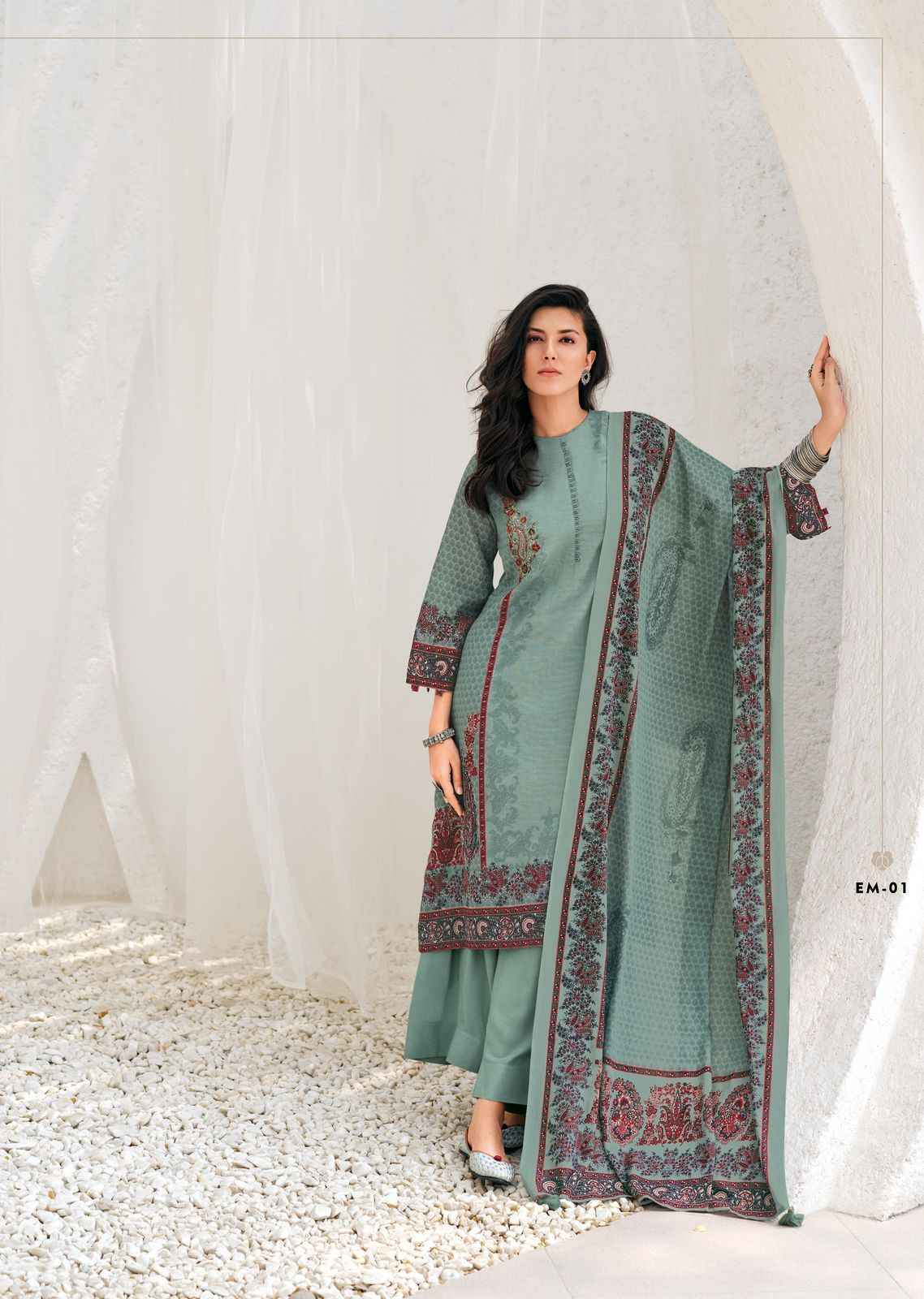 Varsha Fashion Ember Excel Cotton Salwar Suits ( 4 pcs Catalogue )