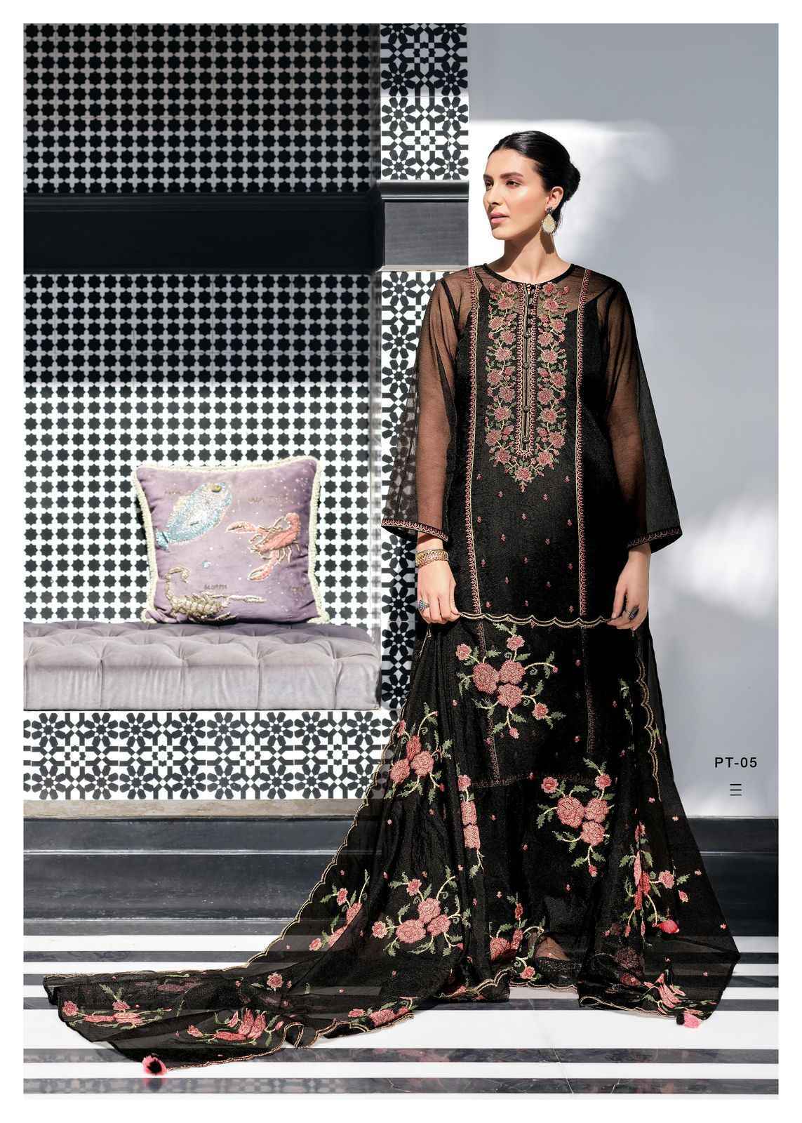 Varsha Fashion Petals Super Net Suits Latest Catalog ( 6 pcs Catalogue )