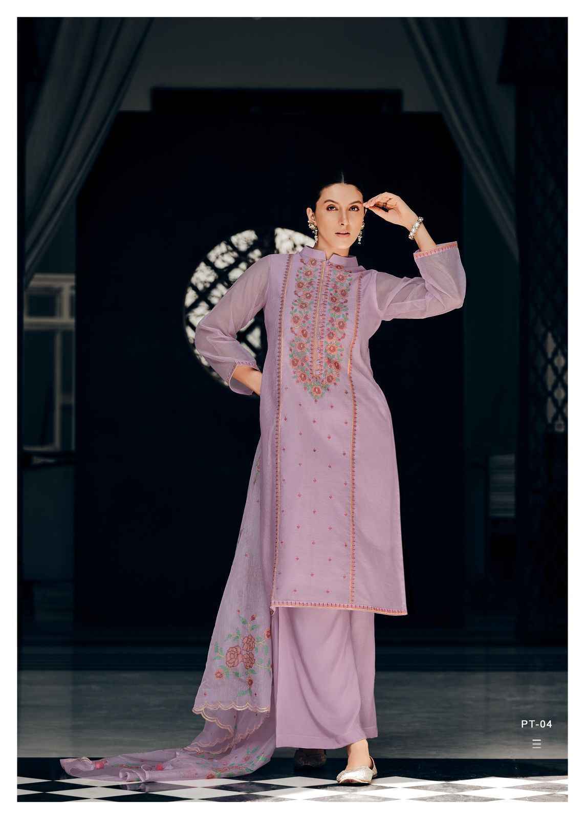 Varsha Fashion Petals Super Net Suits Latest Catalog ( 6 pcs Catalogue )