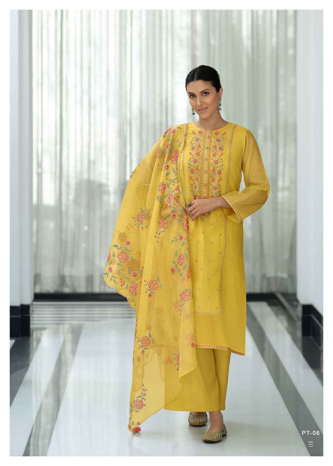 Varsha Fashion Petals Super Net Suits Latest Catalog ( 6 pcs Catalogue )