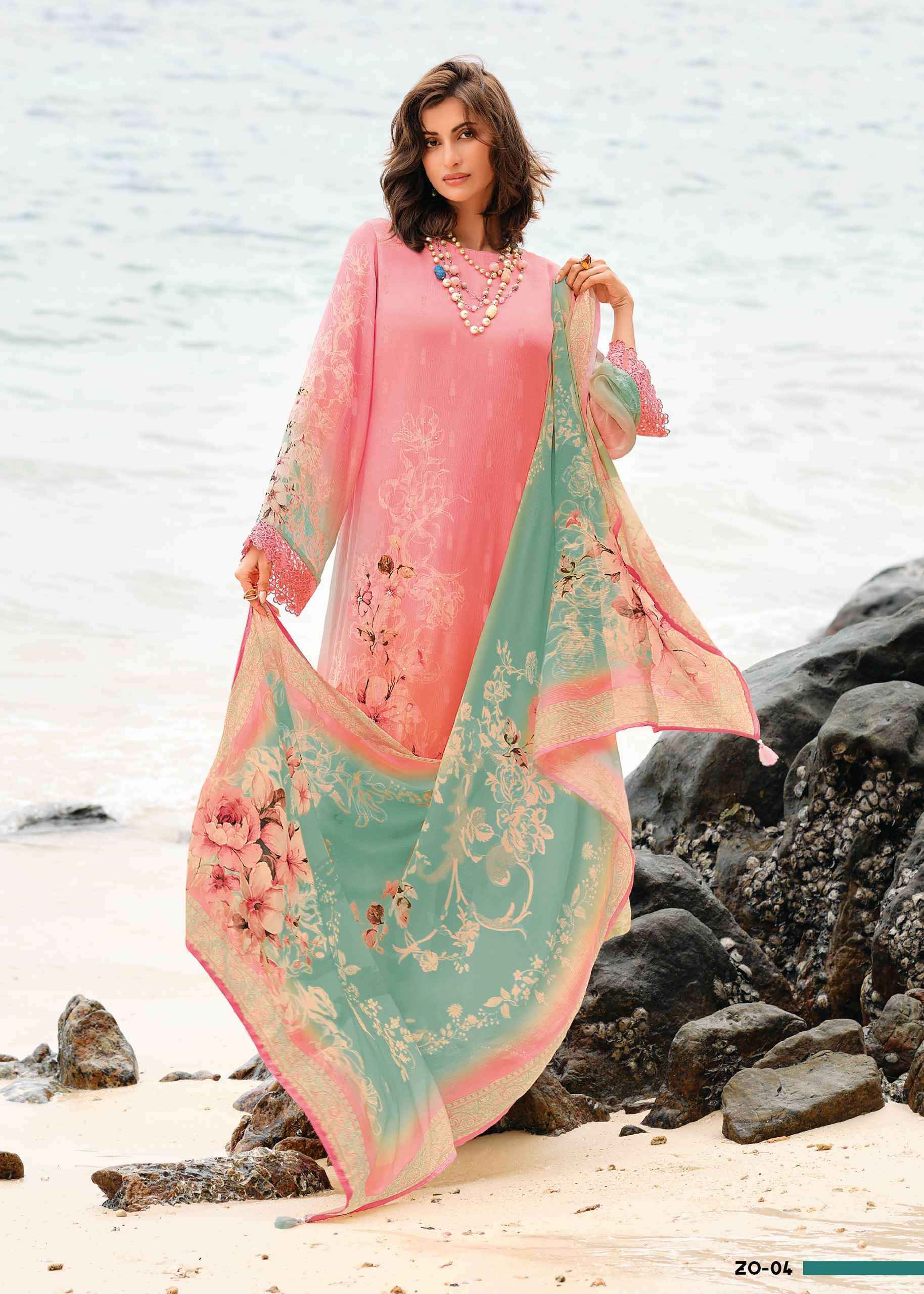 Varsha Zanoor Exclusive Designer Cotton Ladies Dress Material Wholesale Price ( 4 Pcs Catalog )
