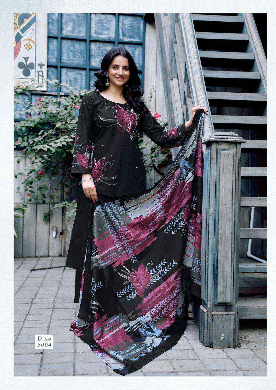 Yashika Dua Vol 5 Pure Cotton With Hand Work Dress Material ( 8 Pcs Catalogue )