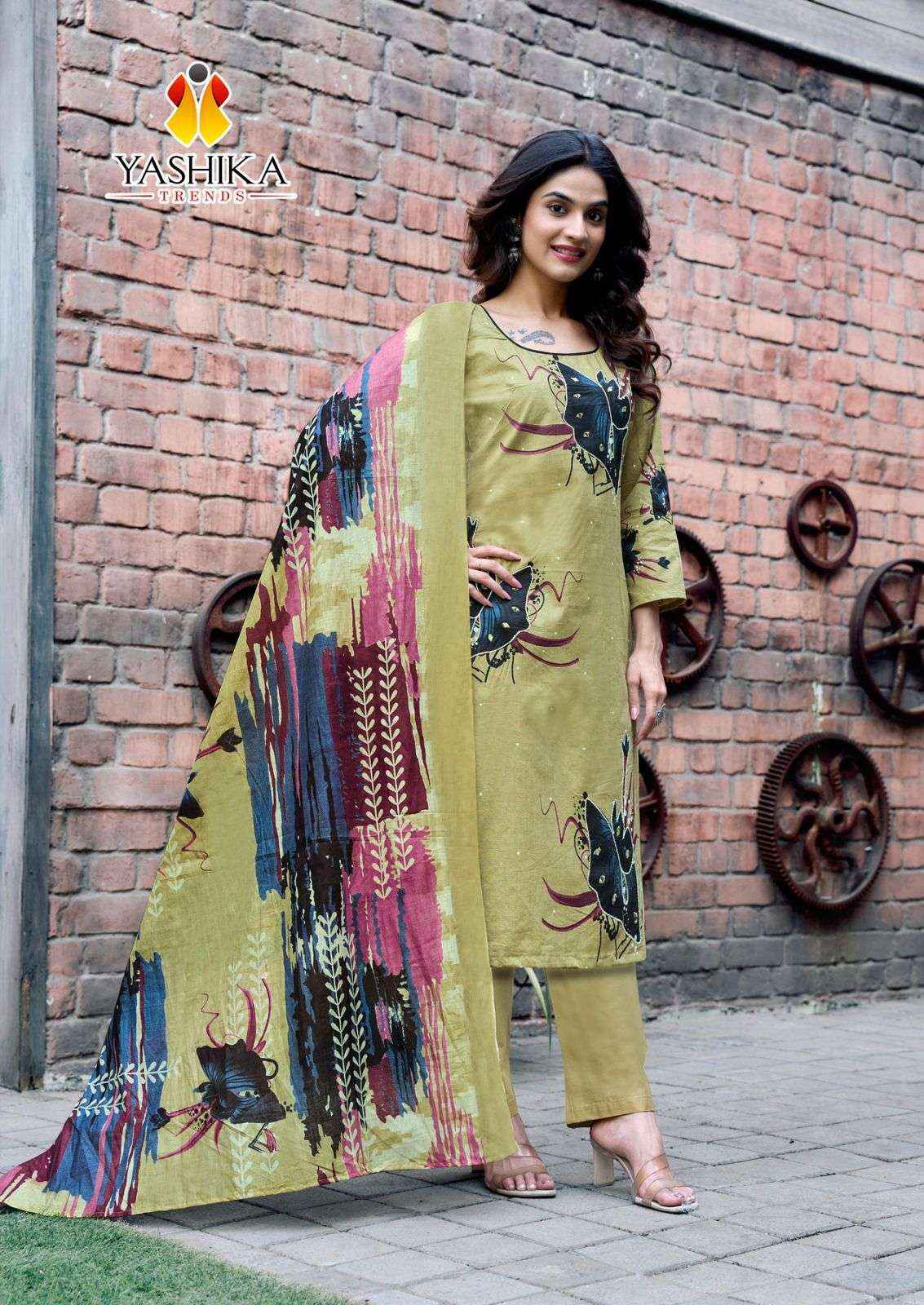 Yashika Dua Vol 5 Pure Cotton With Hand Work Dress Material ( 8 Pcs Catalogue )