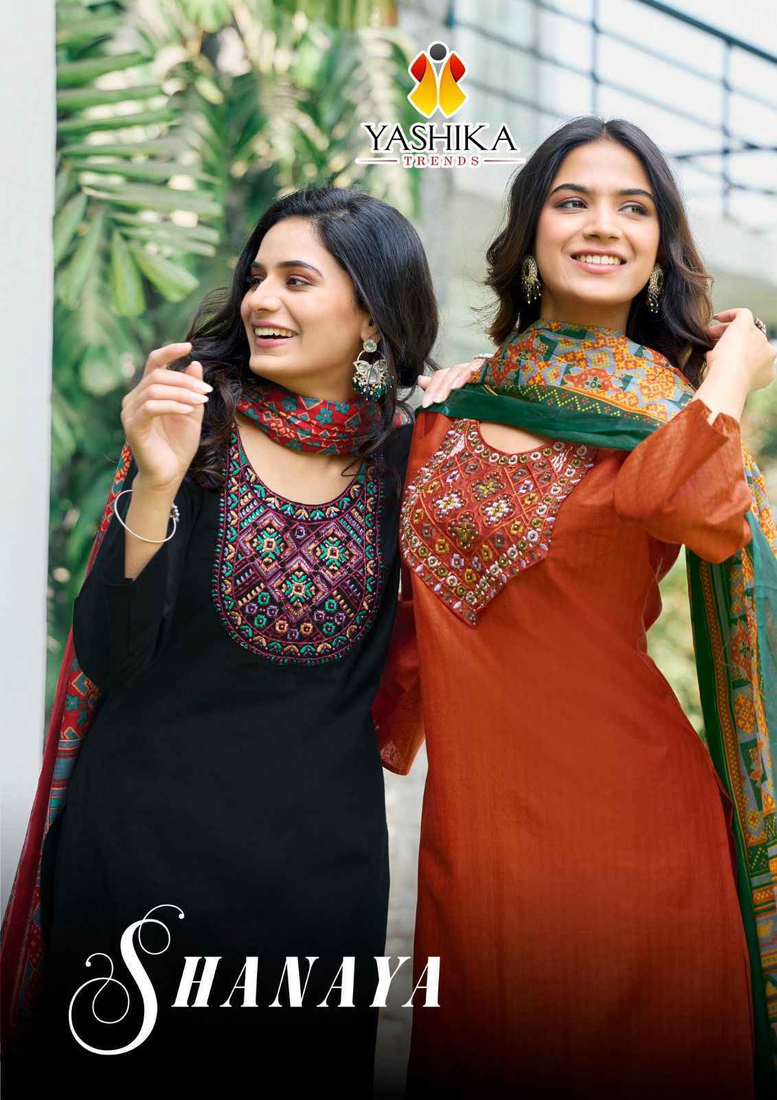 Yashika Trends Shanaya Cotton Dress Material Wholesale Price ( 8 pcs Catalogue )