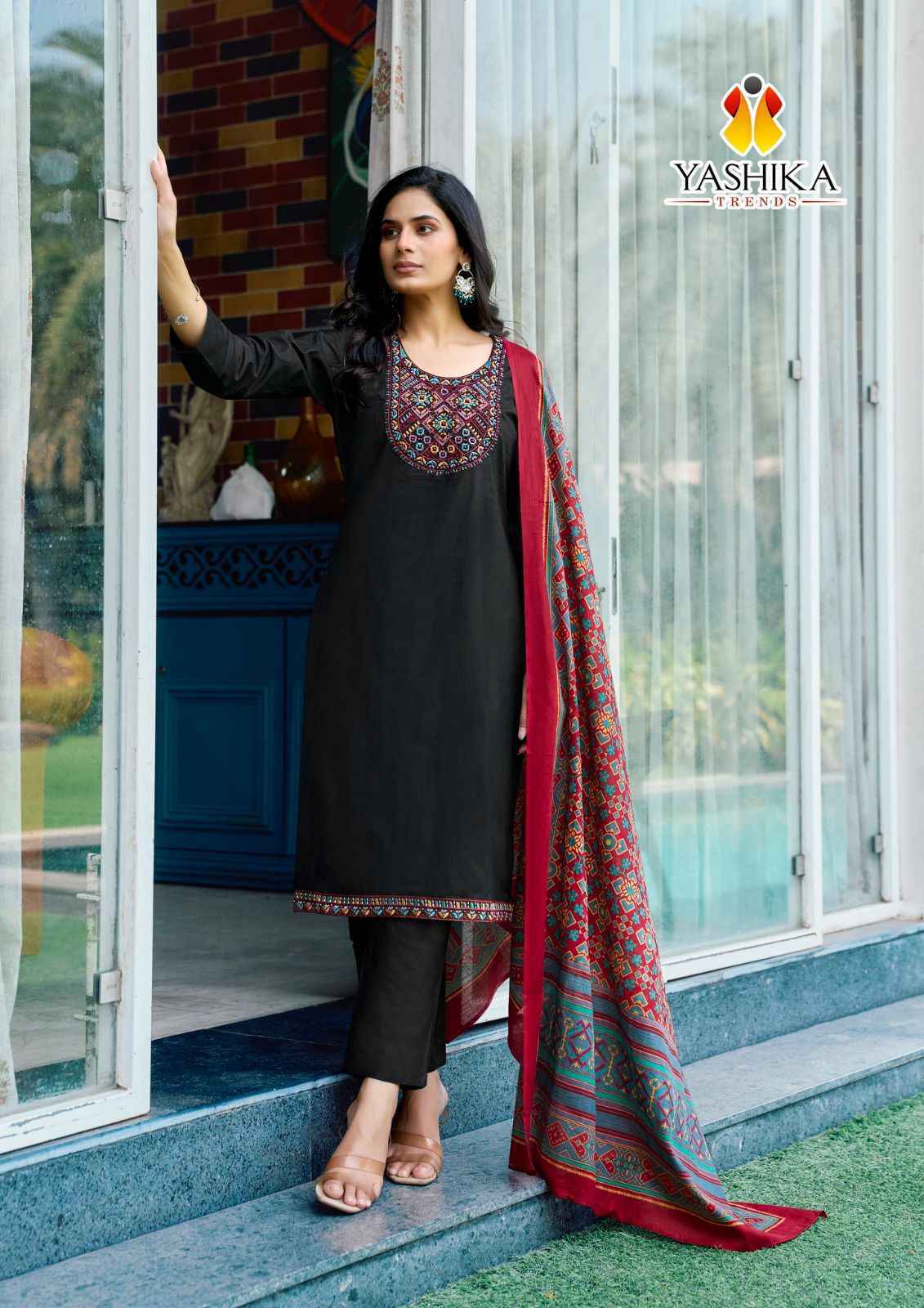 Yashika Trends Shanaya Cotton Dress Material Wholesale Price ( 8 pcs Catalogue )