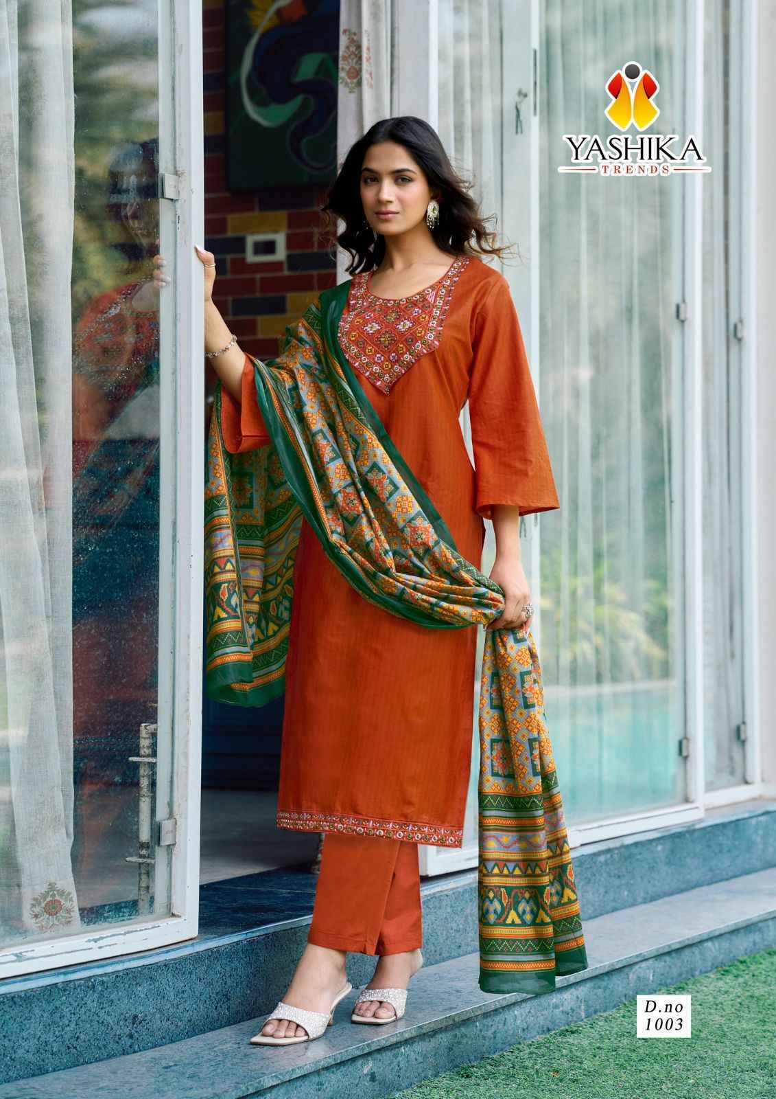 Yashika Trends Shanaya Cotton Dress Material Wholesale Price ( 8 pcs Catalogue )