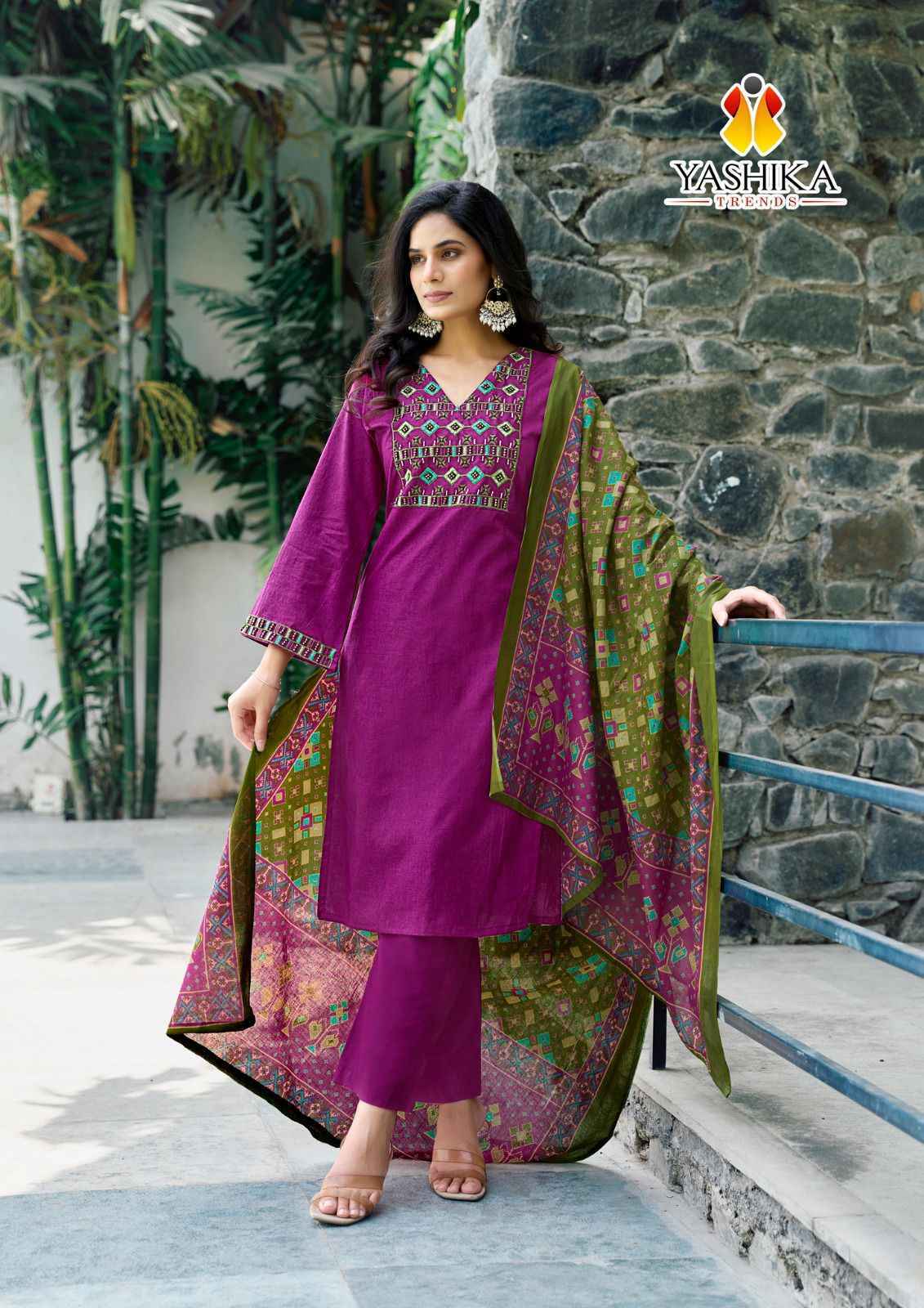 Yashika Trends Shanaya Cotton Dress Material Wholesale Price ( 8 pcs Catalogue )