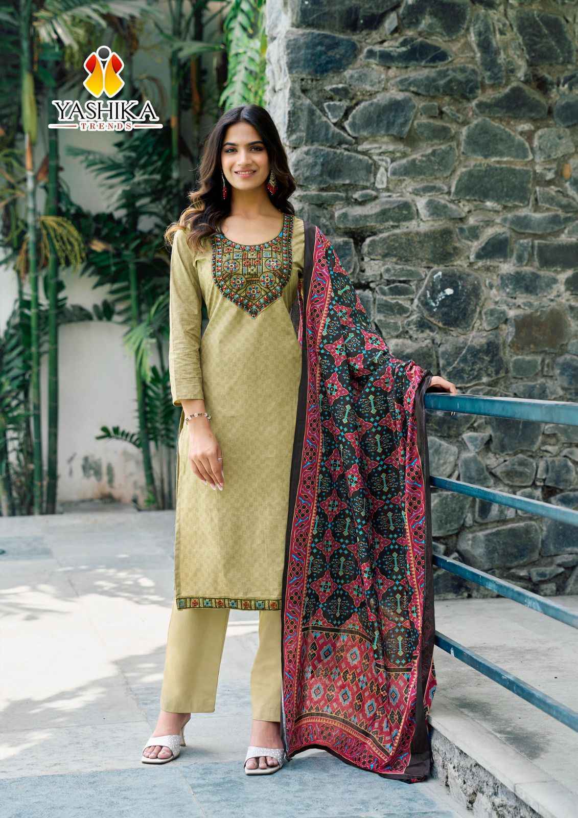 Yashika Trends Shanaya Cotton Dress Material Wholesale Price ( 8 pcs Catalogue )