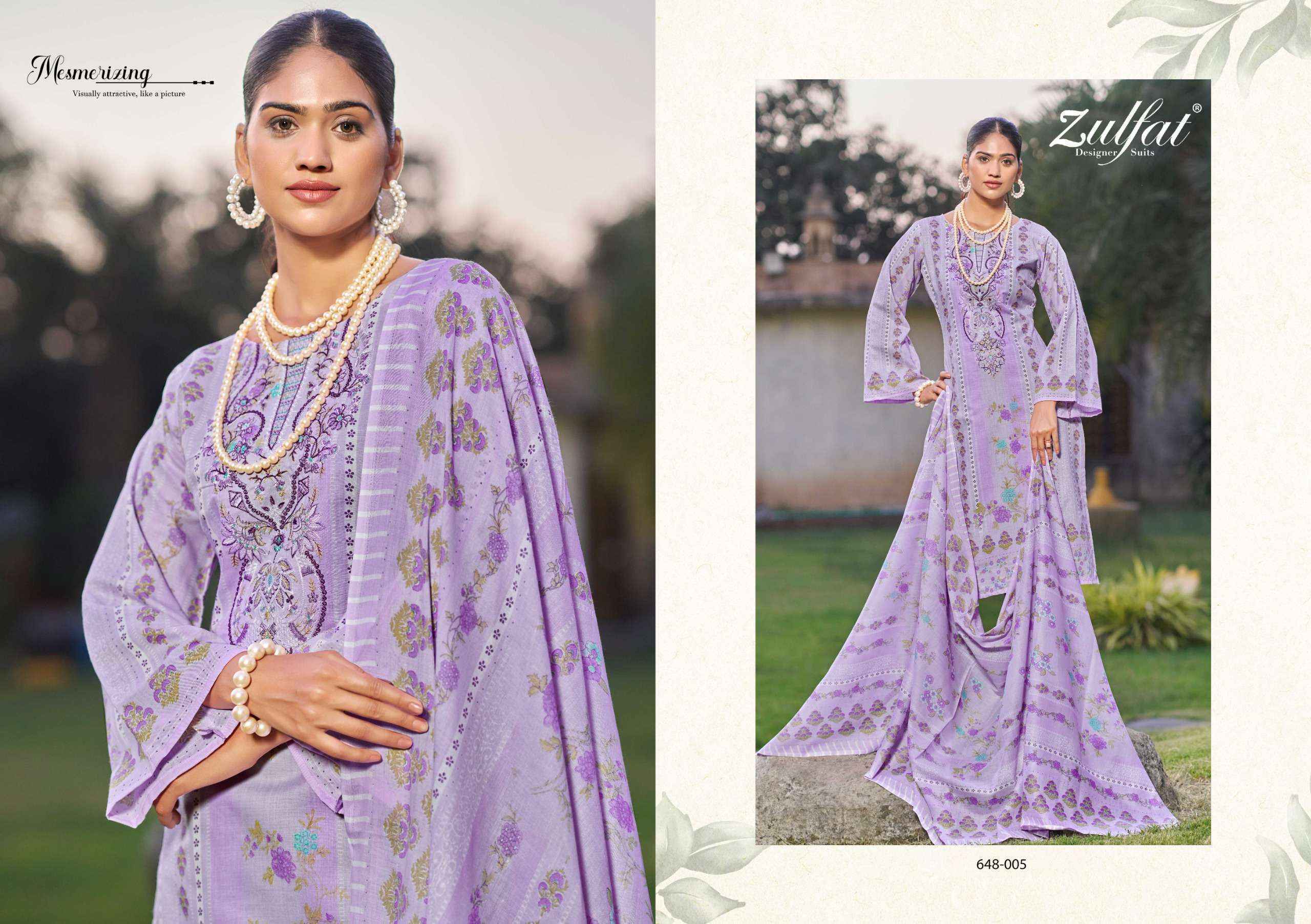 Zulfat Designer Gulnaaz Vol-3 Cotton Dress Material ( 8 pcs Catalogue)