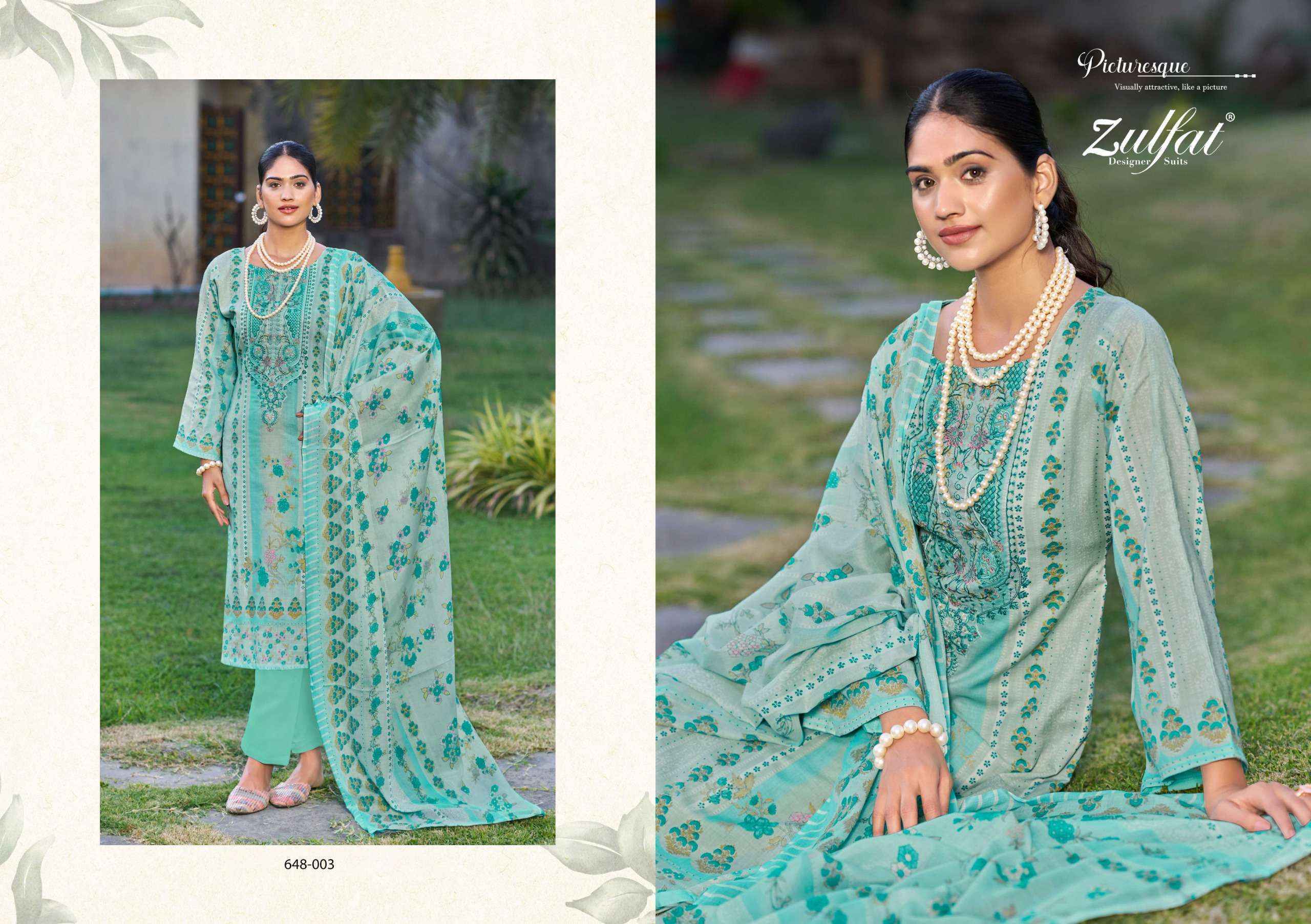 Zulfat Designer Gulnaaz Vol-3 Cotton Dress Material ( 8 pcs Catalogue)