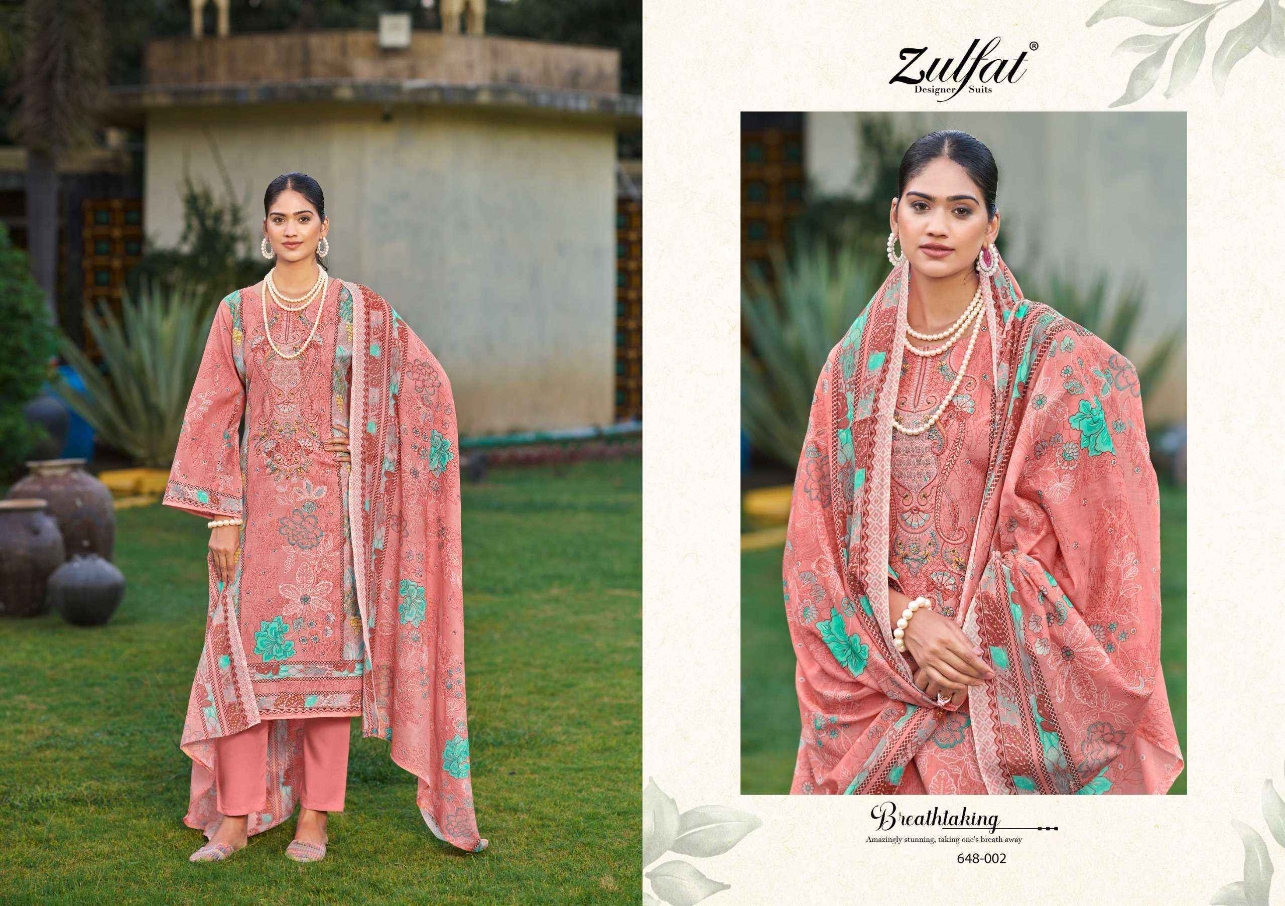 Zulfat Designer Gulnaaz Vol-3 Cotton Dress Material ( 8 pcs Catalogue)