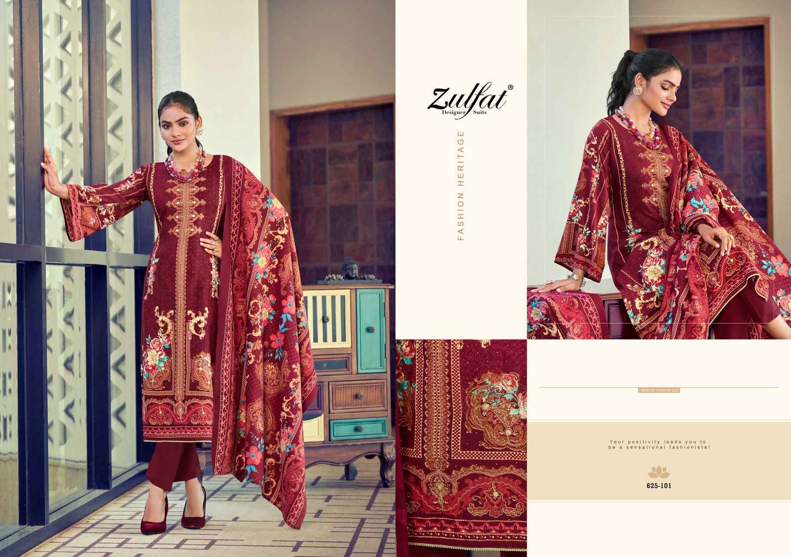 Zulfat Designer Kalki Wholesale Dress Material Online Shopping ( 6 Pcs Catalogue )