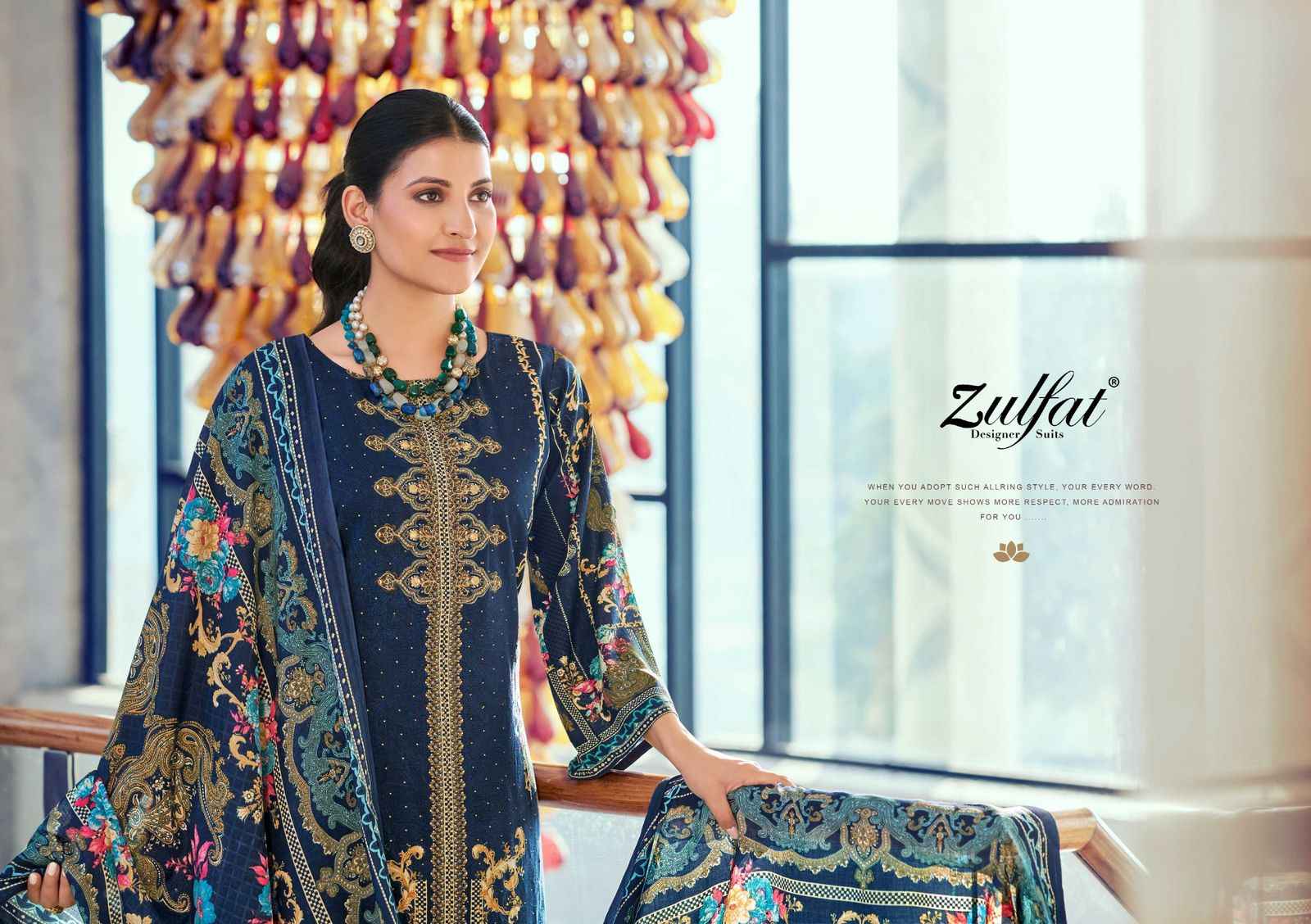 Zulfat Designer Kalki Wholesale Dress Material Online Shopping ( 6 Pcs Catalogue )