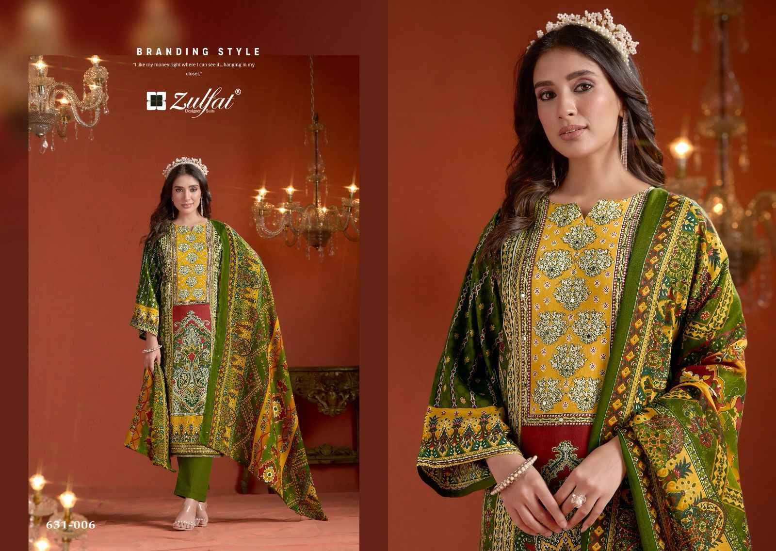 Zulfat Designer Raabta Vol 5 Jam Cotton Suits - Wholesale Factory ( 6 pcs Catalogue )