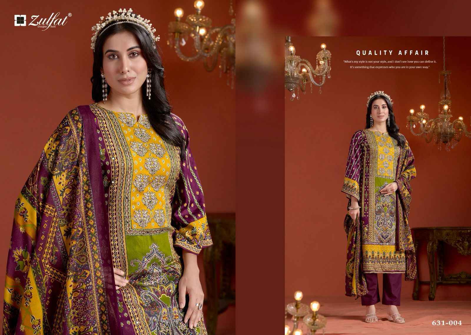 Zulfat Designer Raabta Vol 5 Jam Cotton Suits - Wholesale Factory ( 6 pcs Catalogue )